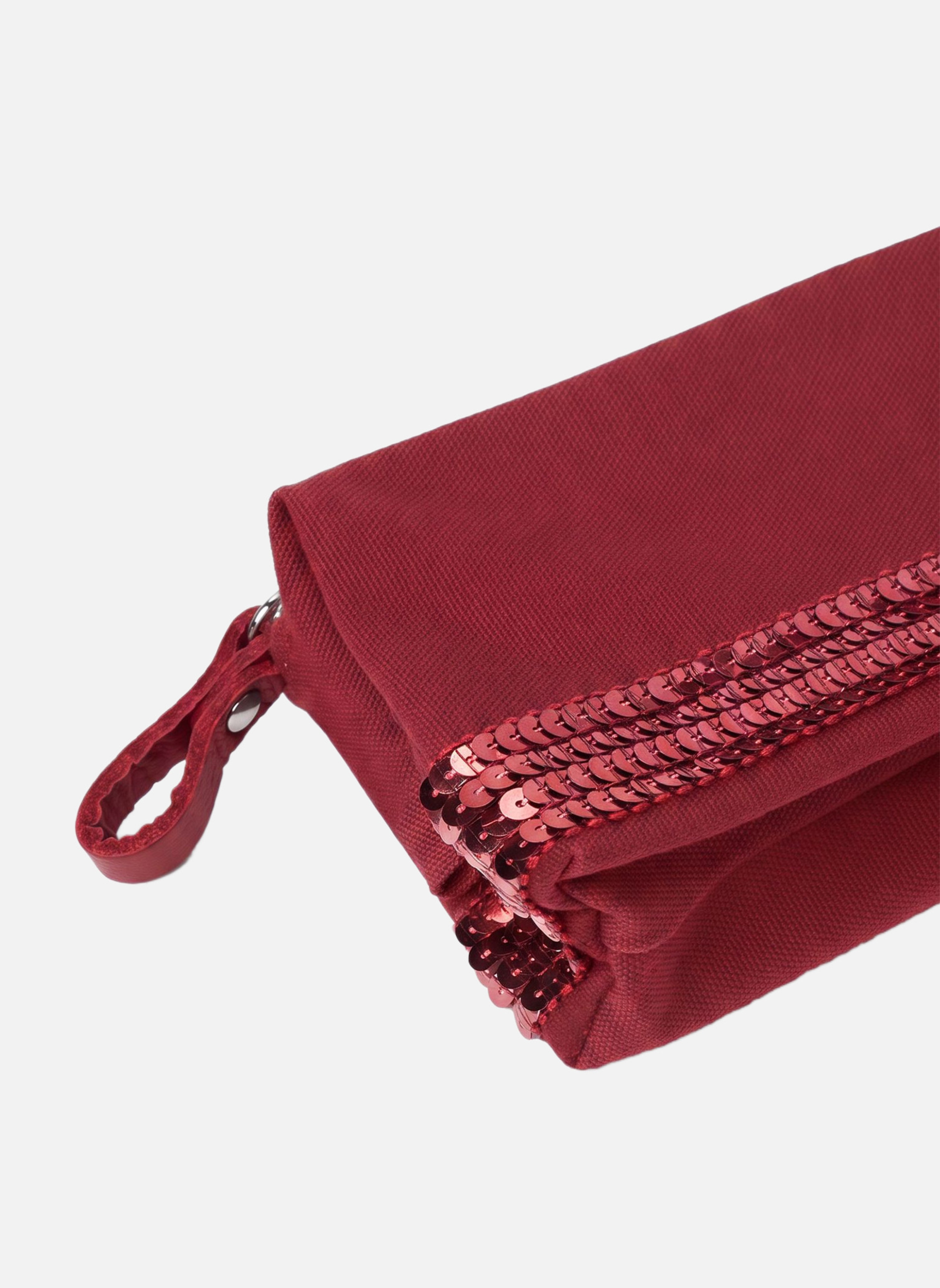Trousse écolier en toile VANESSA BRUNO Rouge