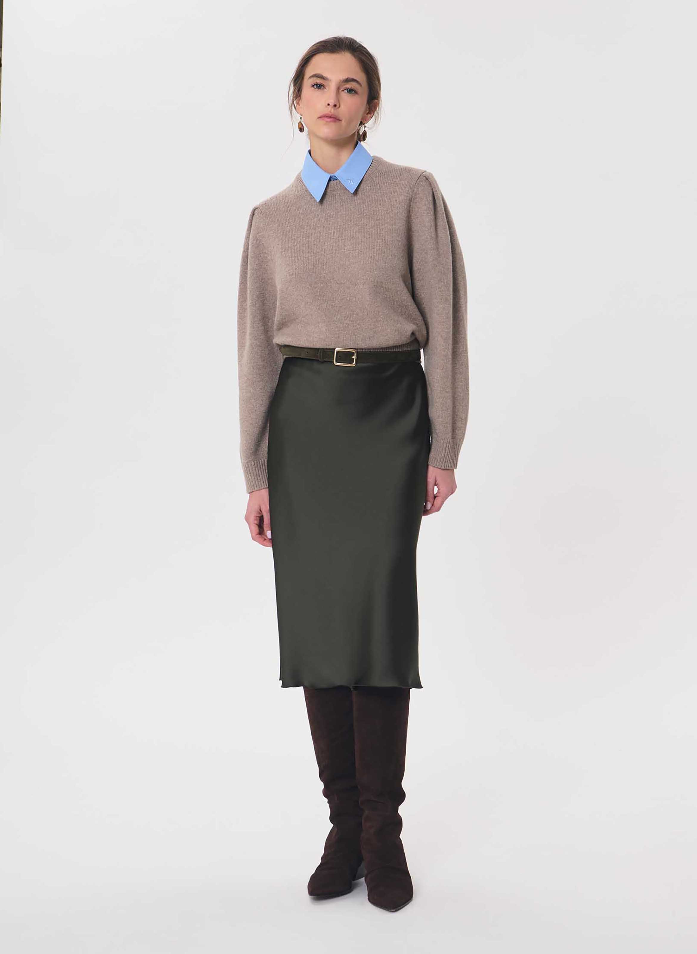 Pull perry TARA JARMON Marron