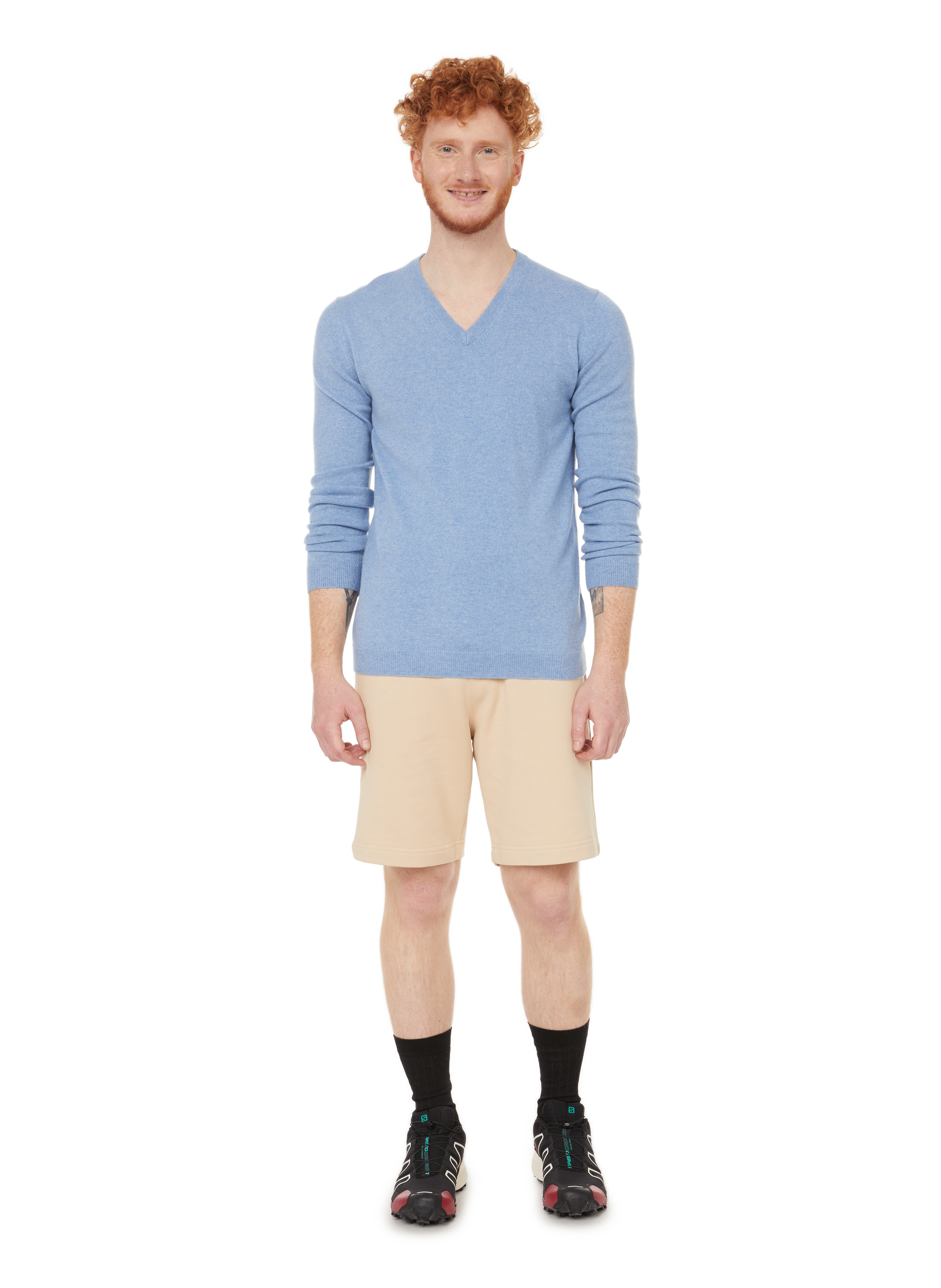 Pull en cachemire AU PRINTEMPS PARIS Bleu