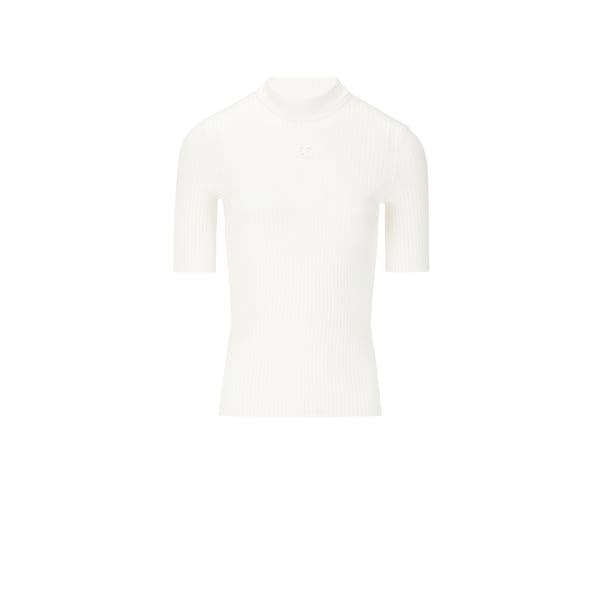 Pull en maille en polyester mélangé