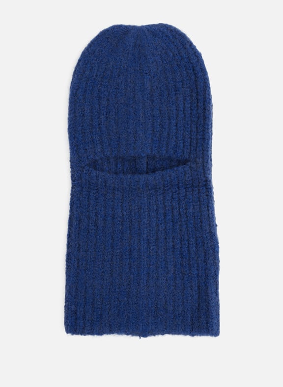 Ribbed balaclava Blue by SAISON 1865 SAISON 1865 Ribbed balaclava Blue