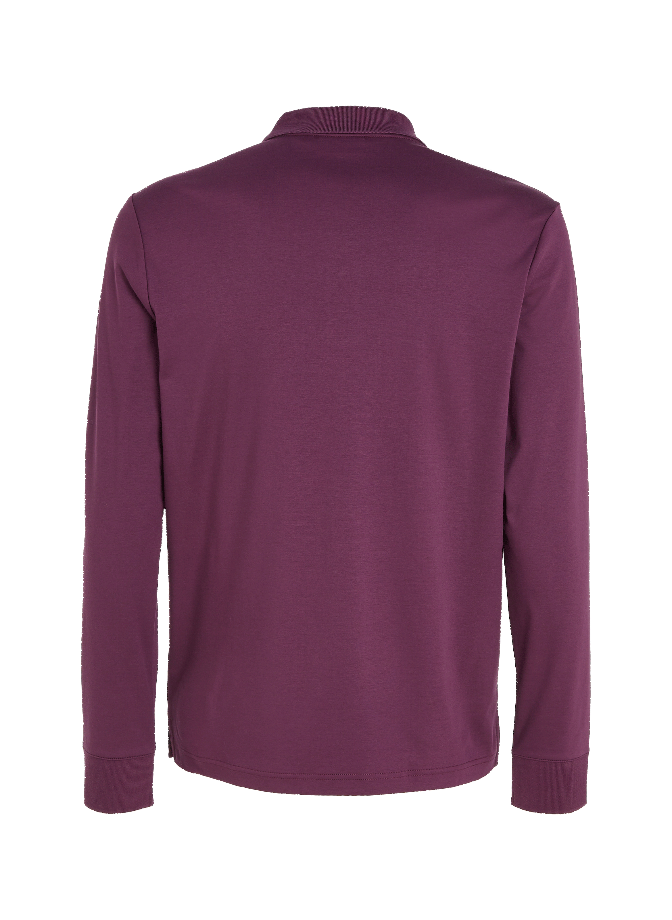 Polo manches longues en coton