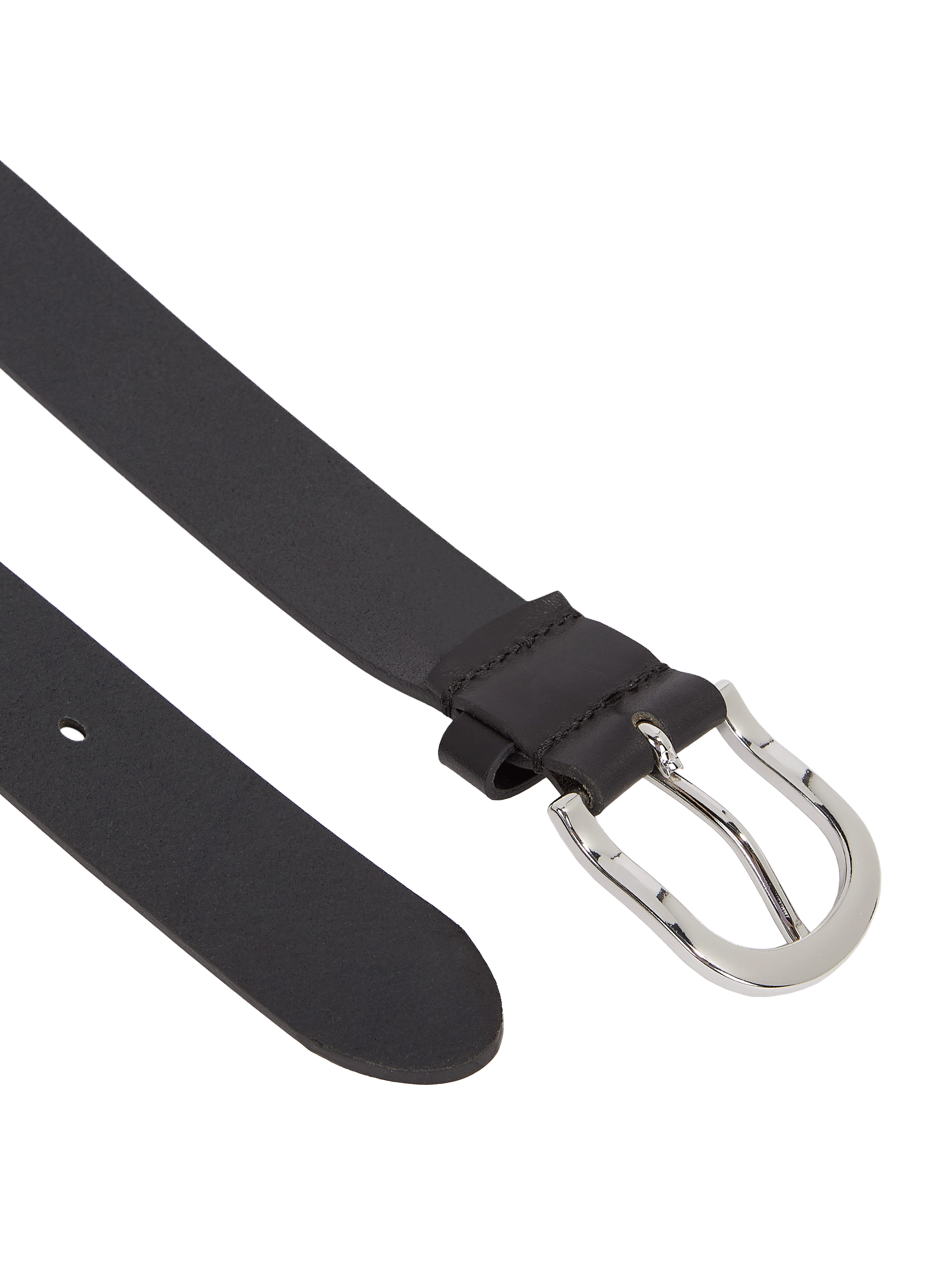 Ceinture en cuir TOMMY HILFIGER Noir