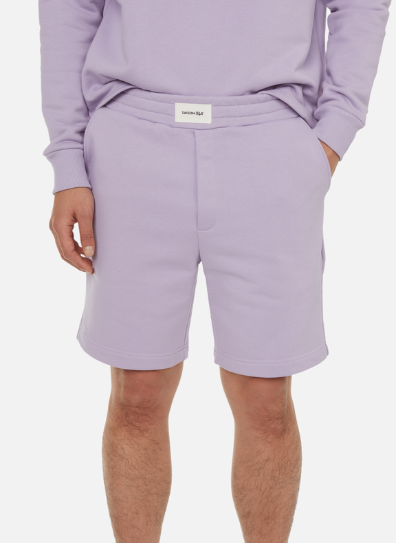 SAISON 1865 Cotton shorts  Purple