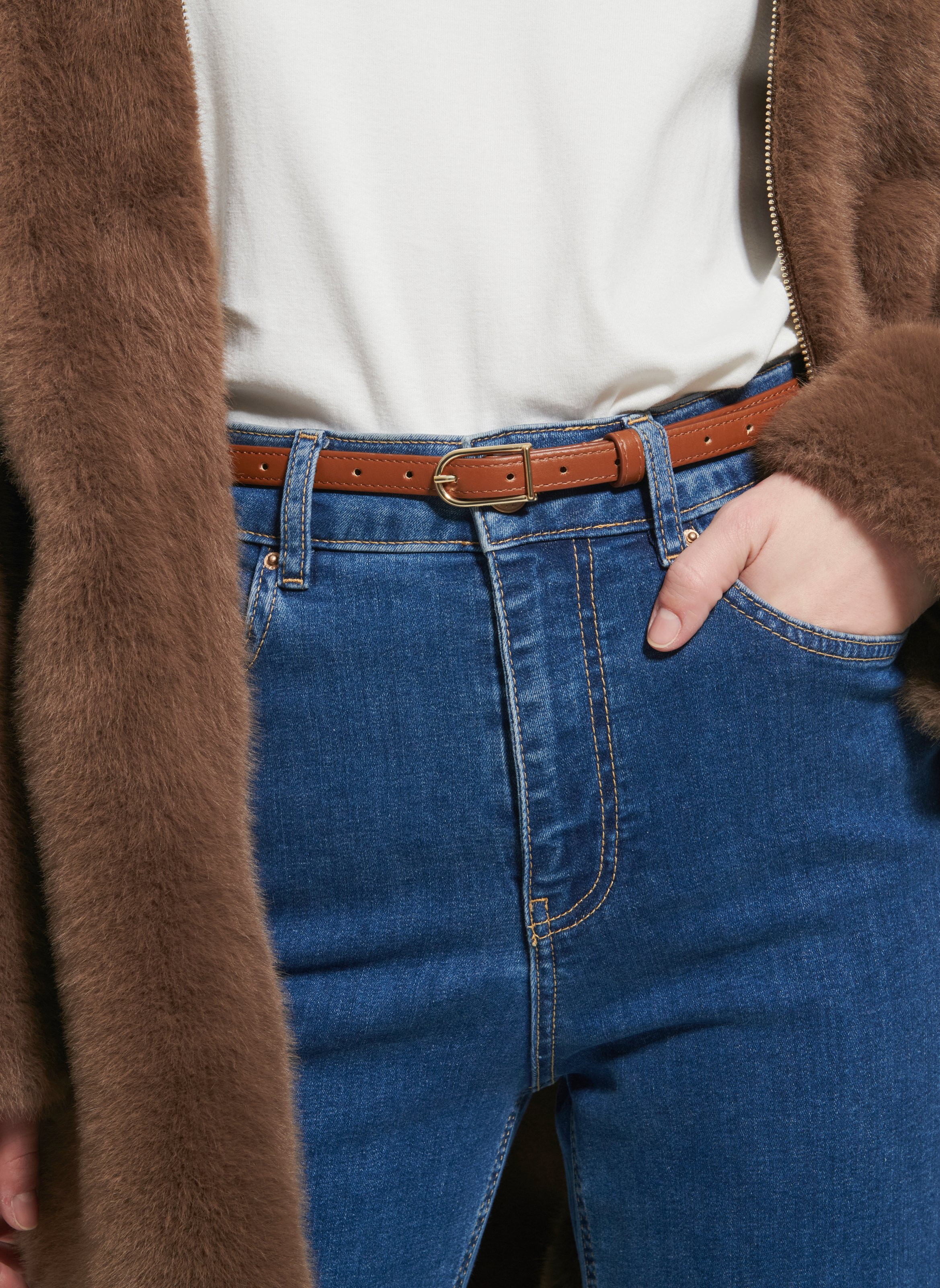 Ceinture  cathy ZAPA Marron