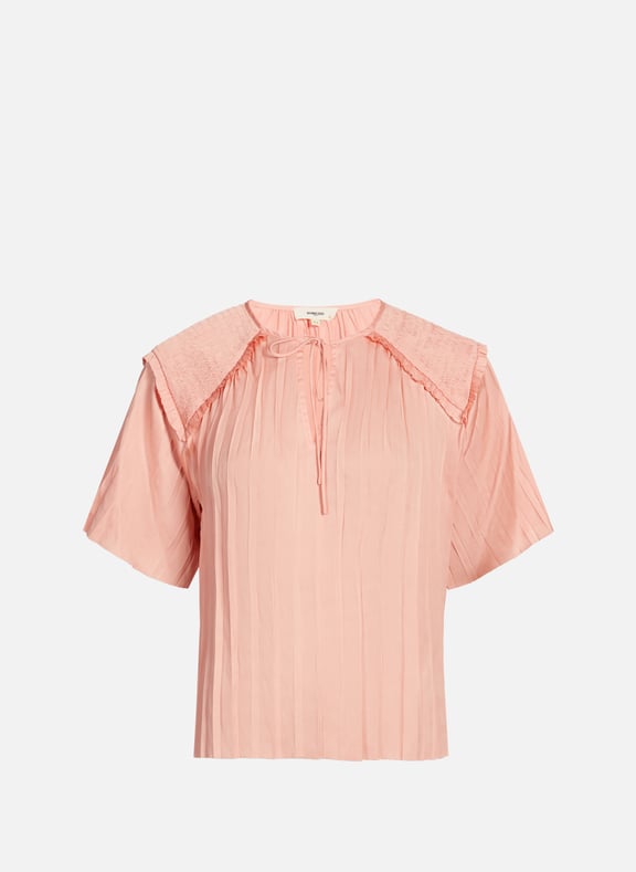 Blouses plissé Louka Rose by SUNCOO SUNCOO Blouses plissé Louka Rose