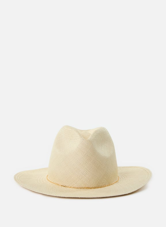 Chapeau en paille Beige by VAN PALMA VAN PALMA Chapeau en paille Beige