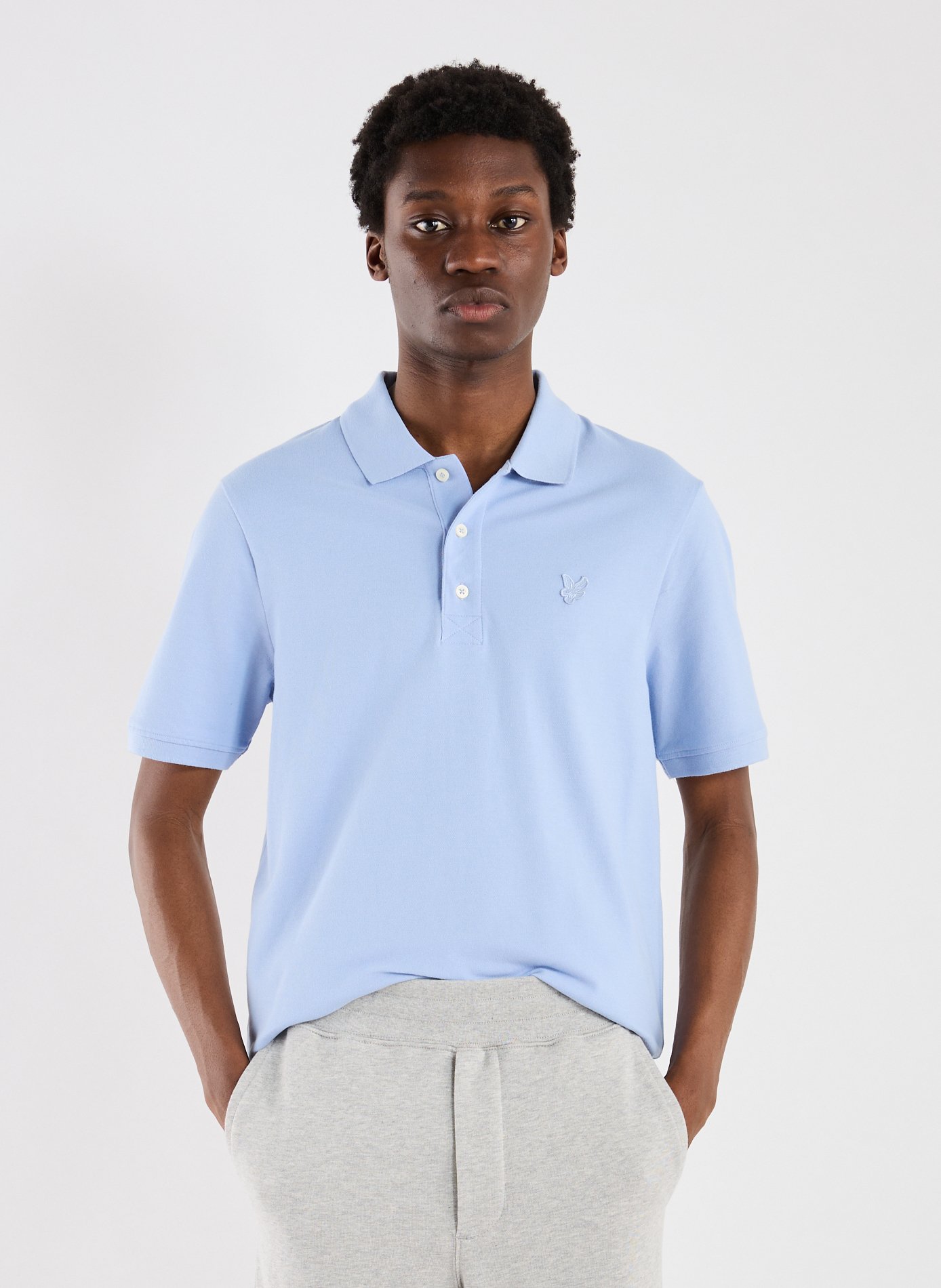 LYLE & SCOTT Polo shirt with logo Beige