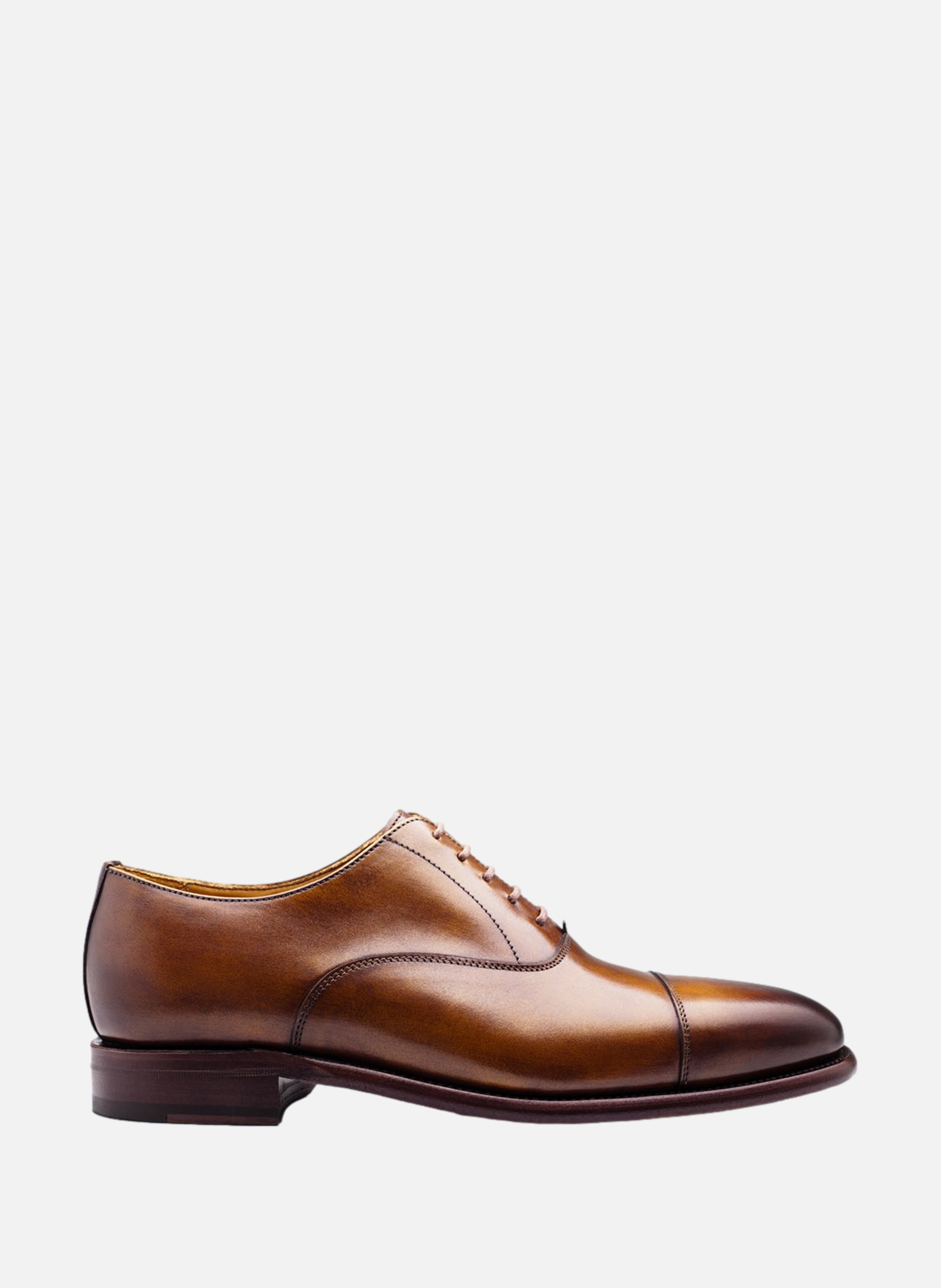 Richelieu cuir patiné consul FINSBURY Marron