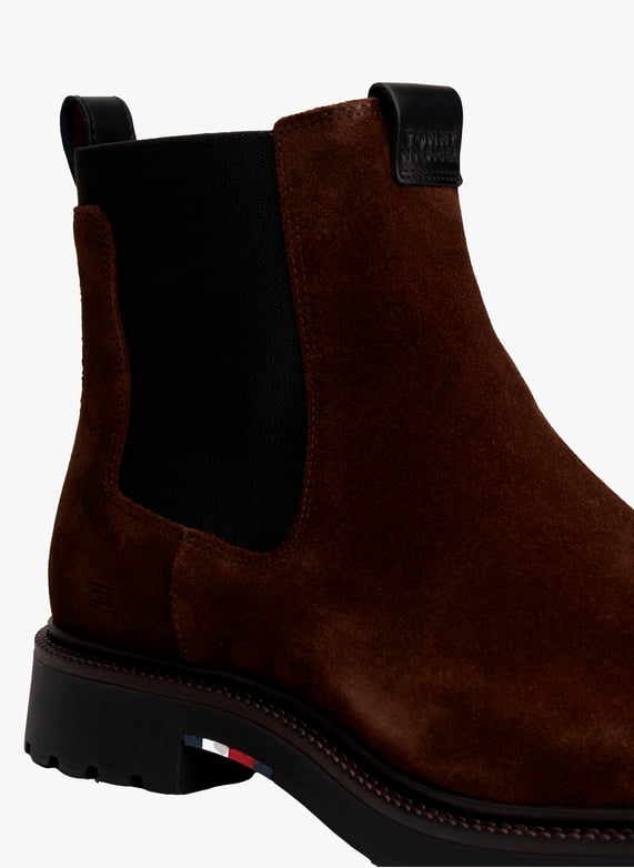 Bottines Chelsea en cuir | Marron by TOMMY HILFIGER Bottines Chelsea en cuir Marron