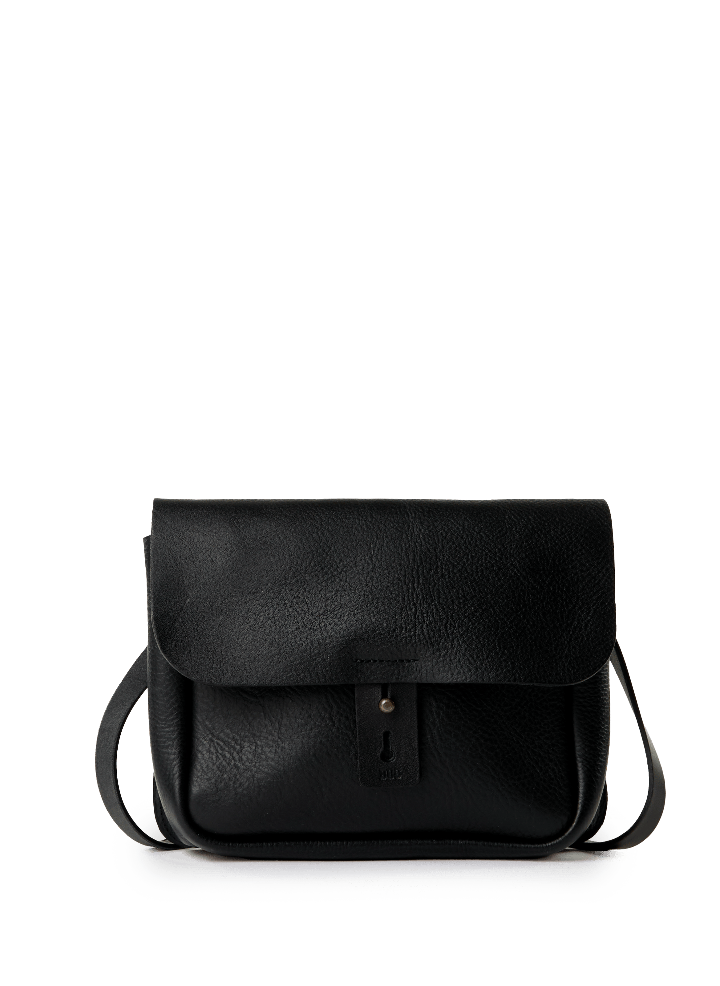 Leather cartridge bag BLEU DE CHAUFFE Black