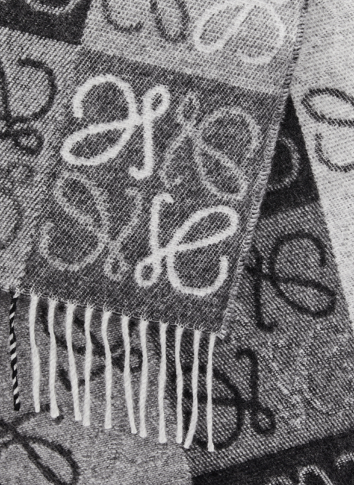 Anagram wool and cashmere scarf LOEWE Multicolour