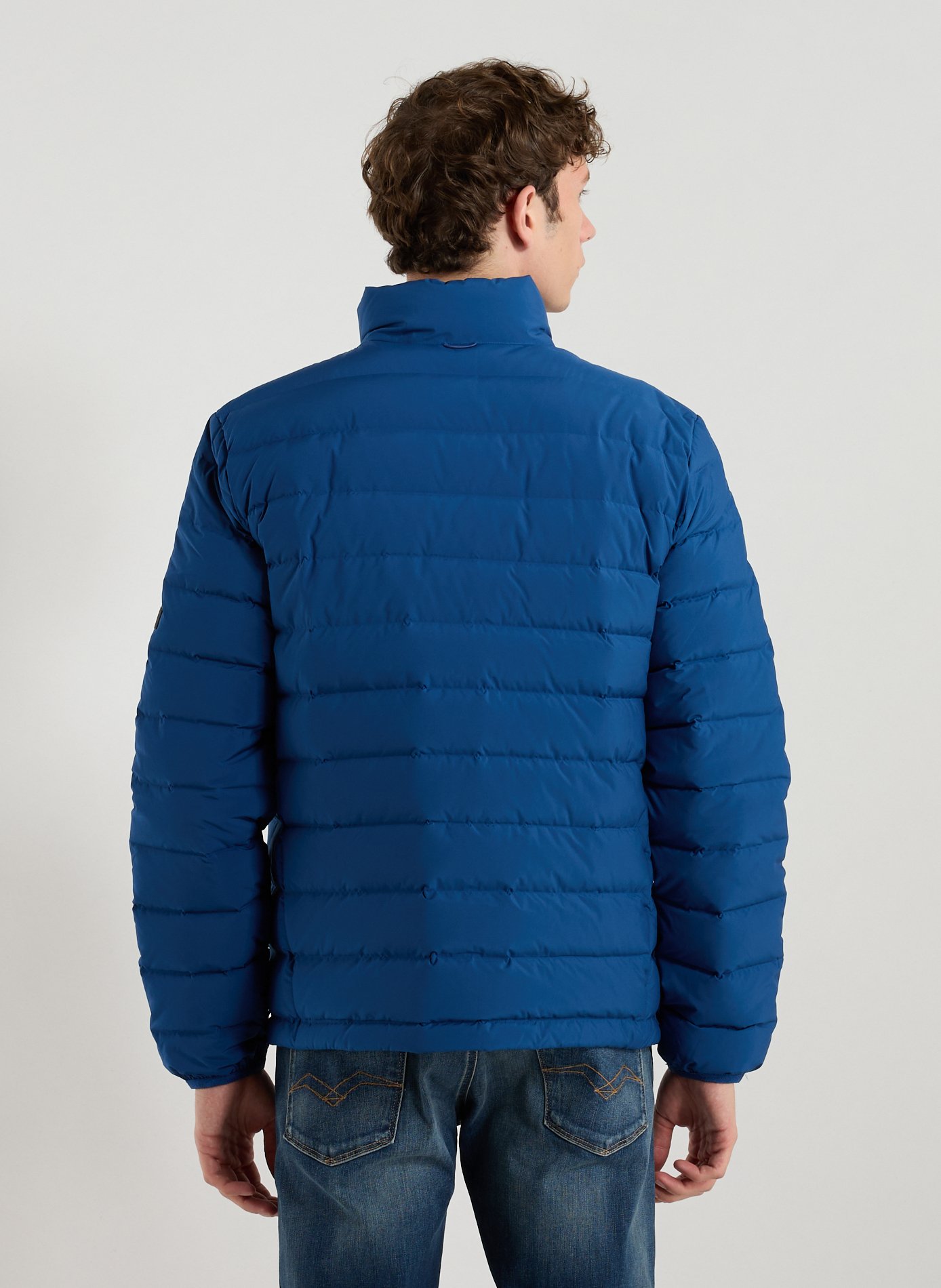 Duck down puffer jacket AIGLE Blue
