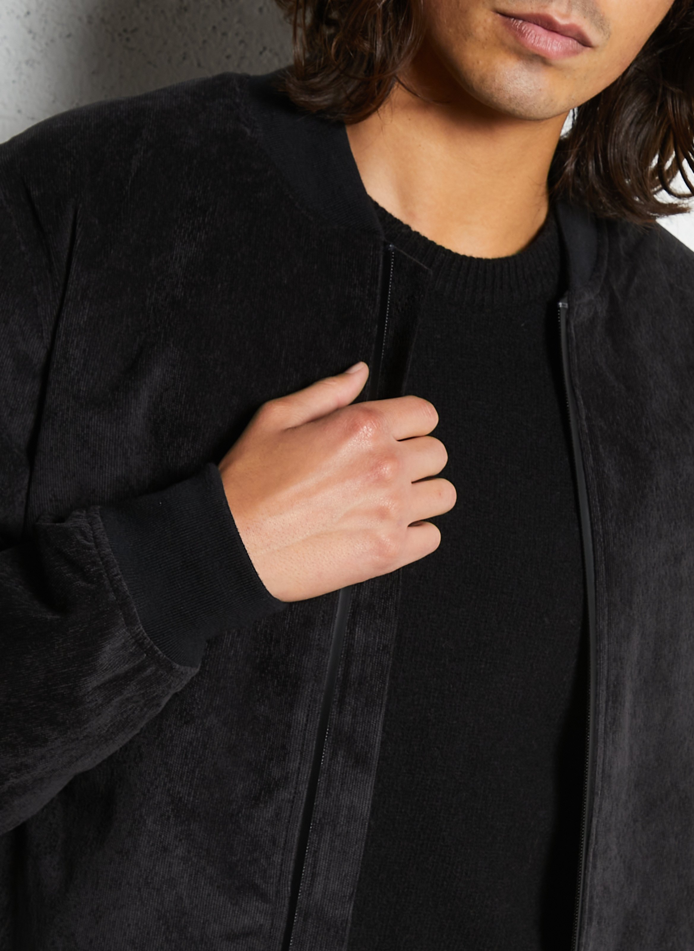 Blouson col teddy IKKS Noir