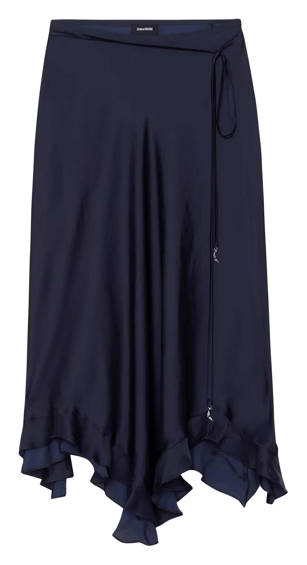 Jupe longue satinée jeto ZADIG&VOLTAIRE Bleu