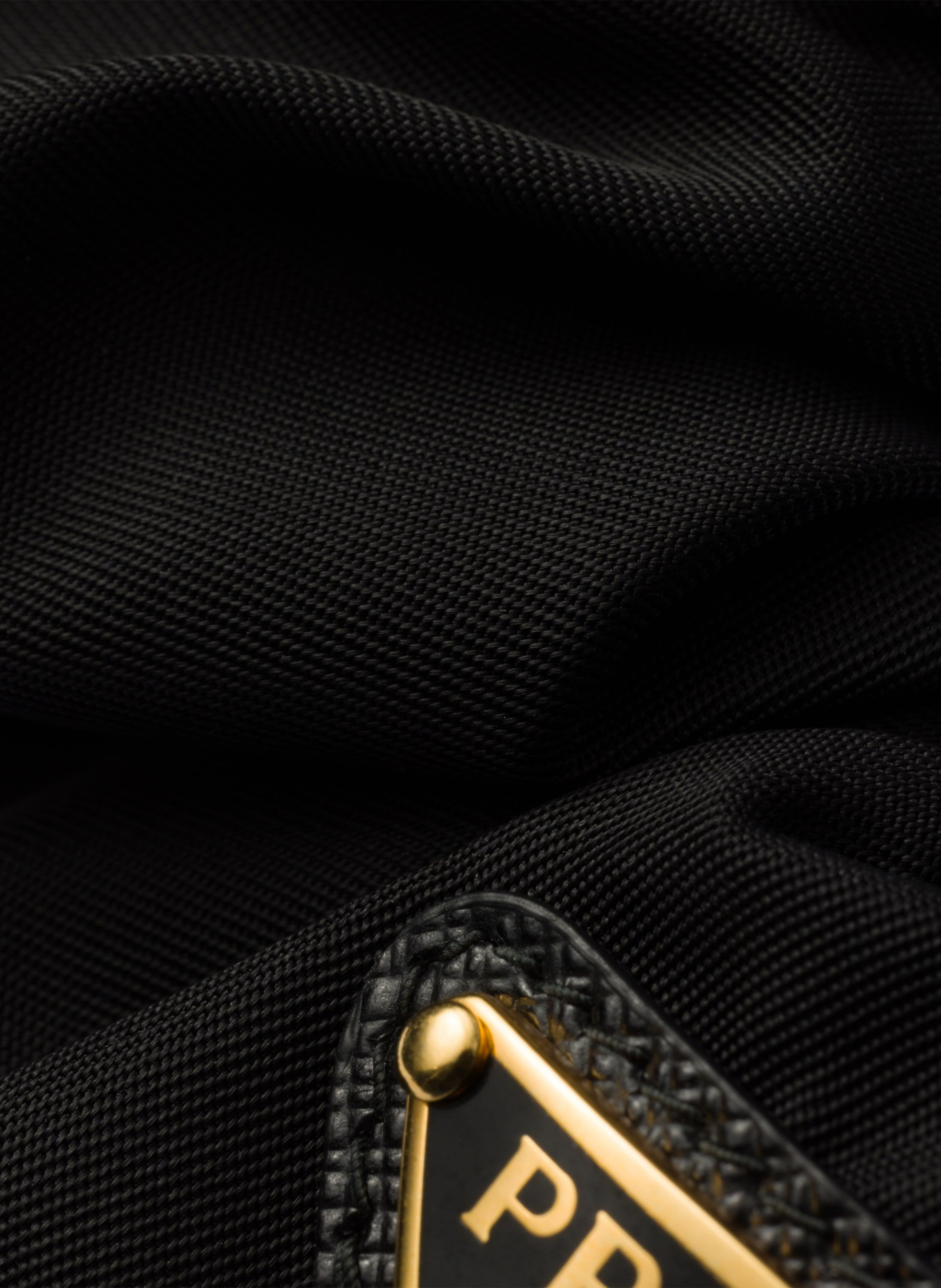 Chouchou en re-nylon PRADA Noir