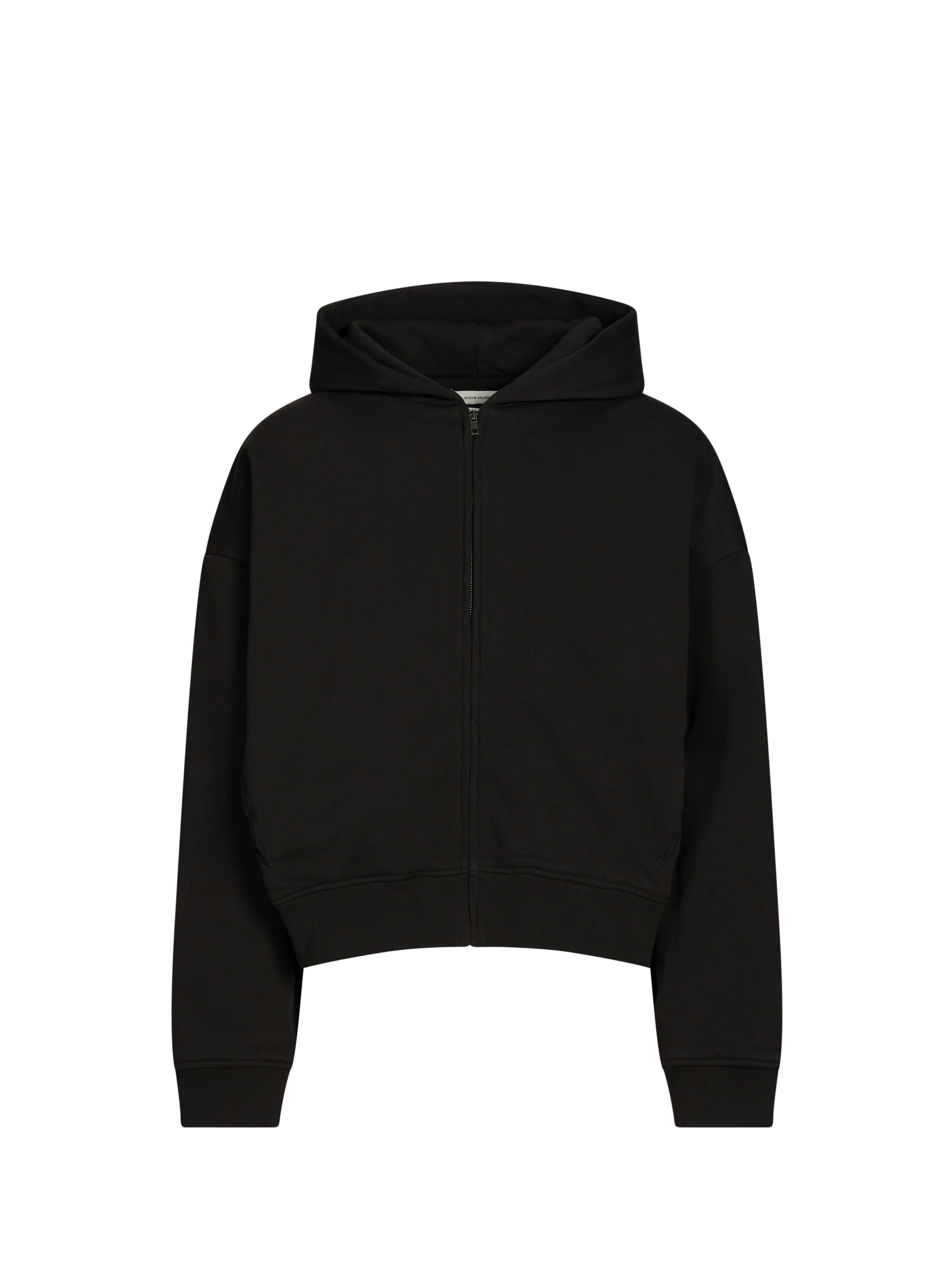 Ritssluiting sweatshirt van katoen ENTIRE STUDIOS Zwart