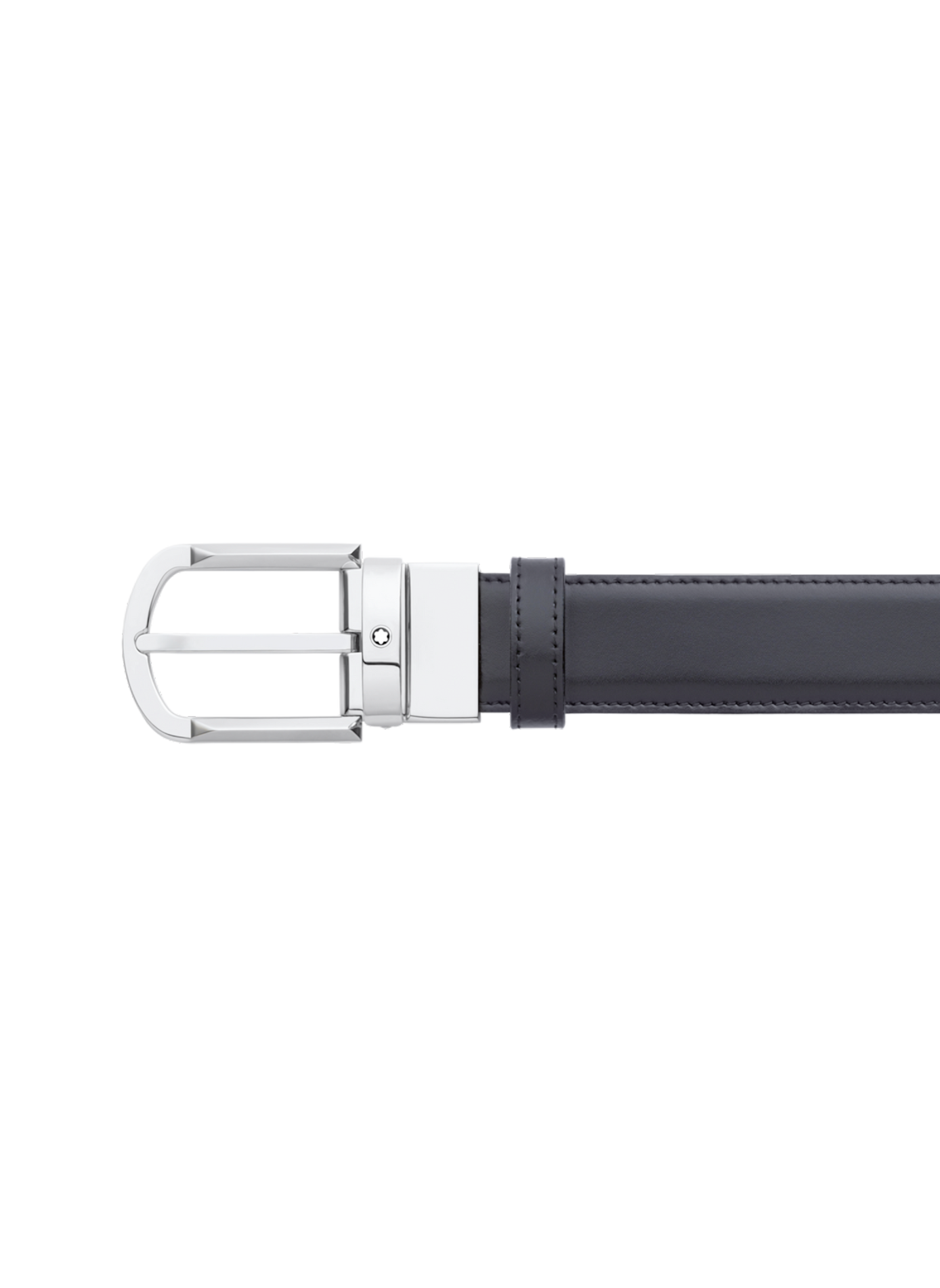 Reversible leather belt MONTBLANC Black