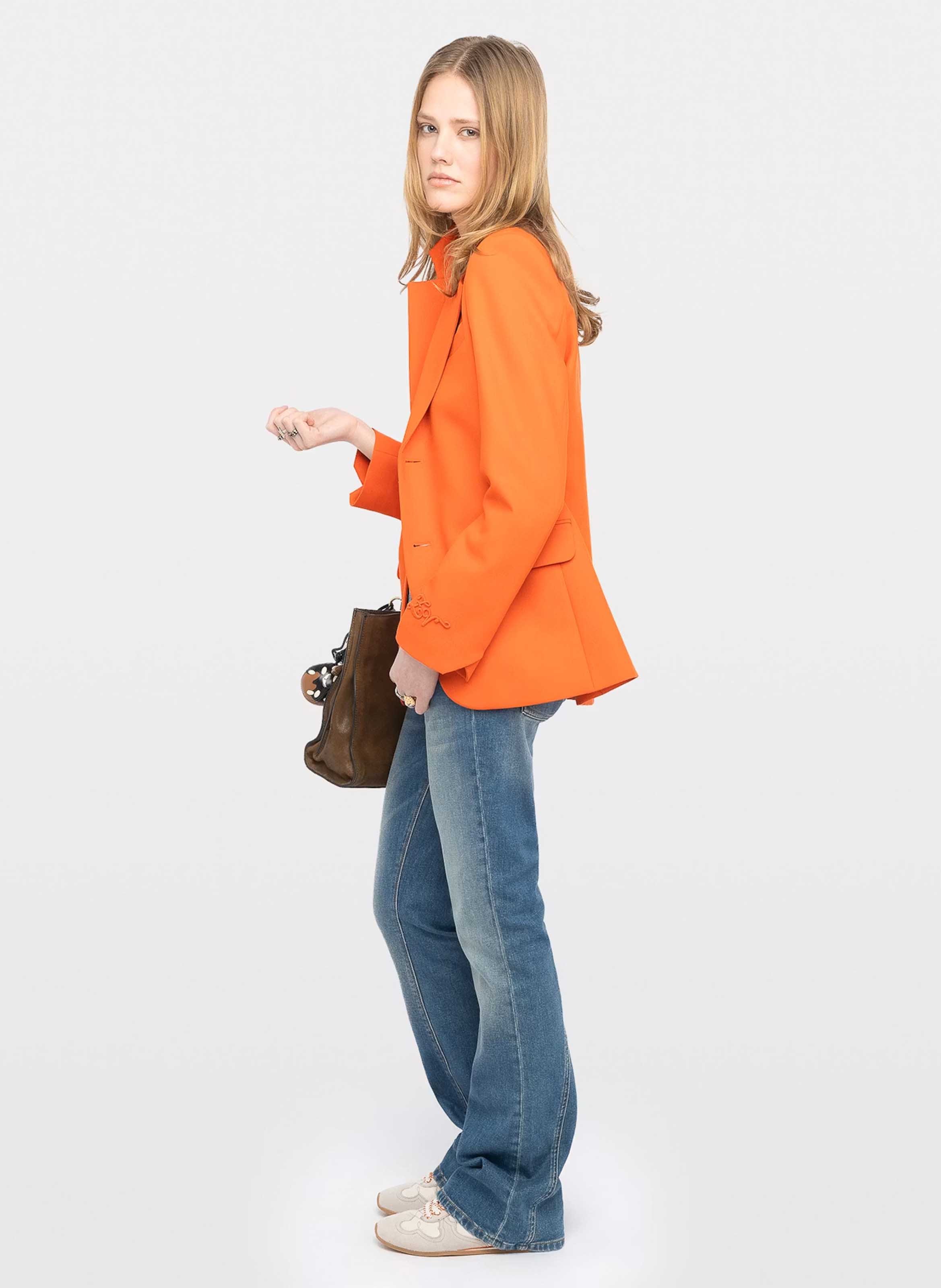 Veste blazer ajustée vanille ZADIG&VOLTAIRE Orange