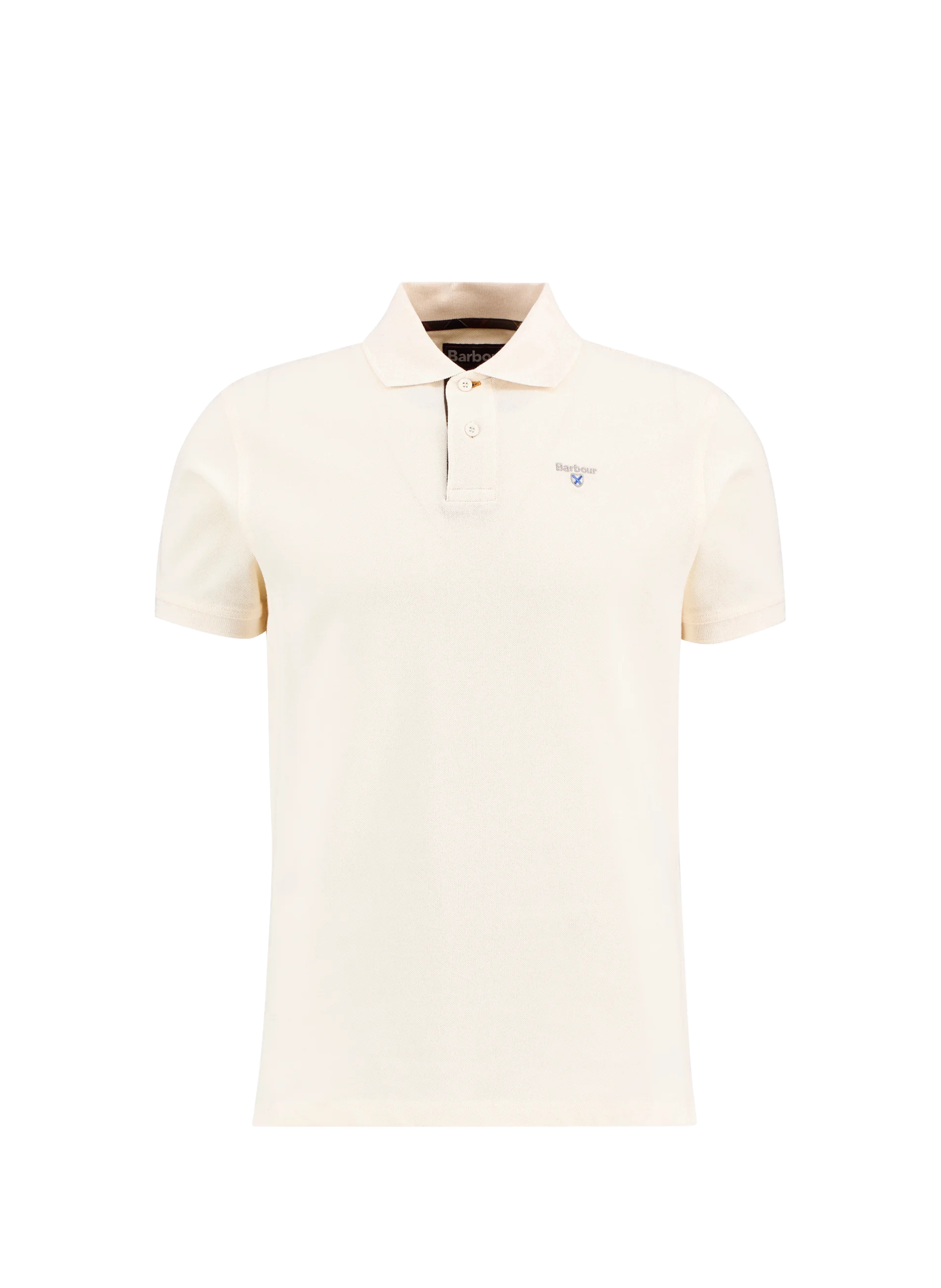 Polo manches courtes en coton BARBOUR Blanc