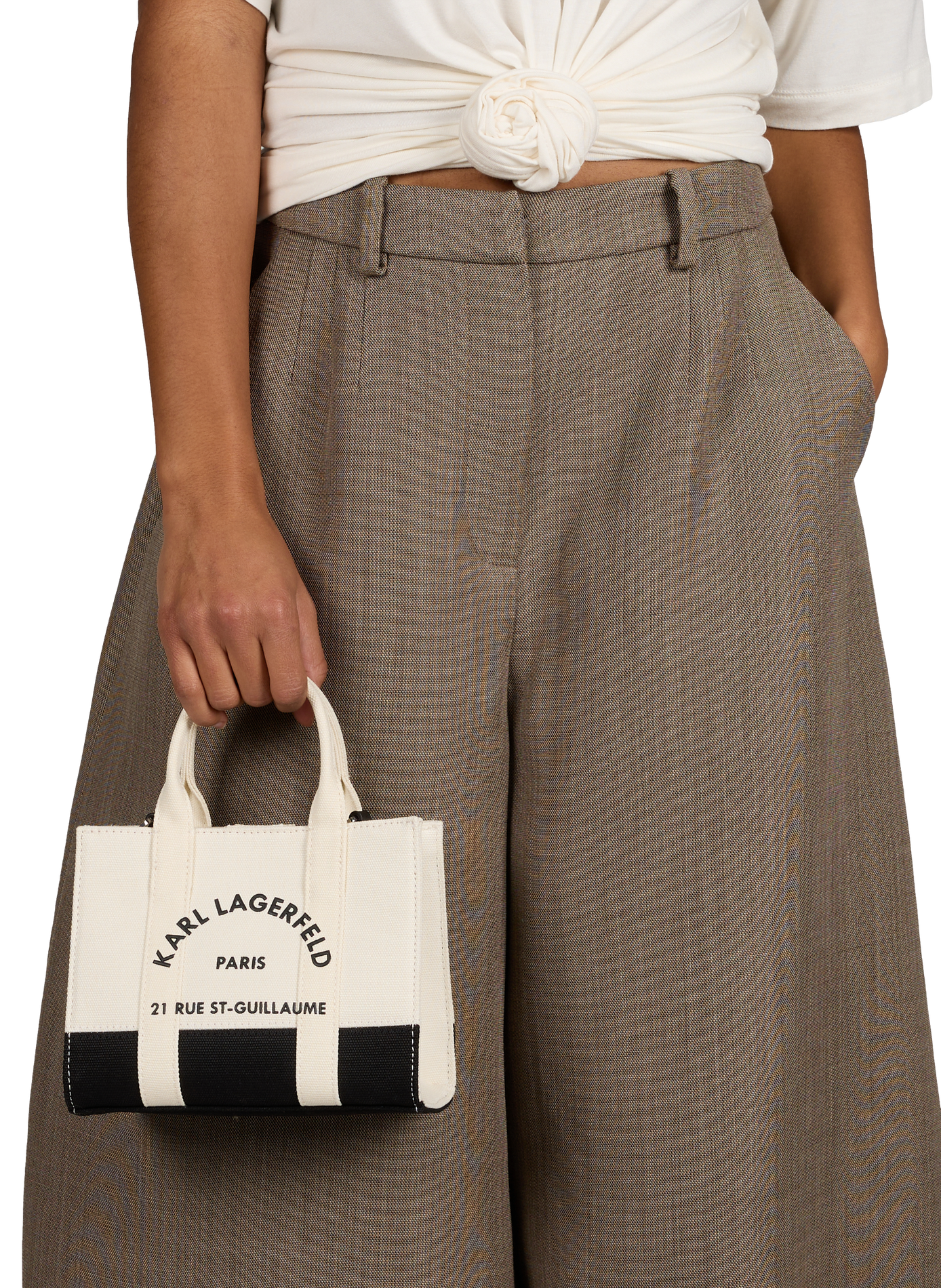 Cotton handbag KARL LAGERFELD Multicolour