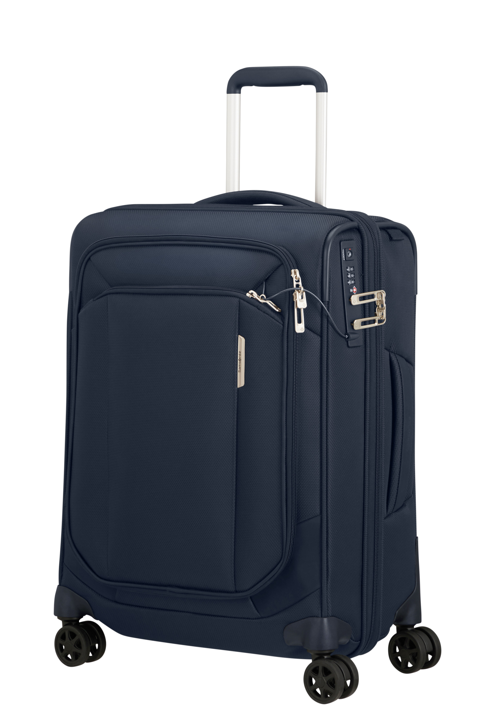 Respark valise 4 roues business case taille s SAMSONITE Bleu