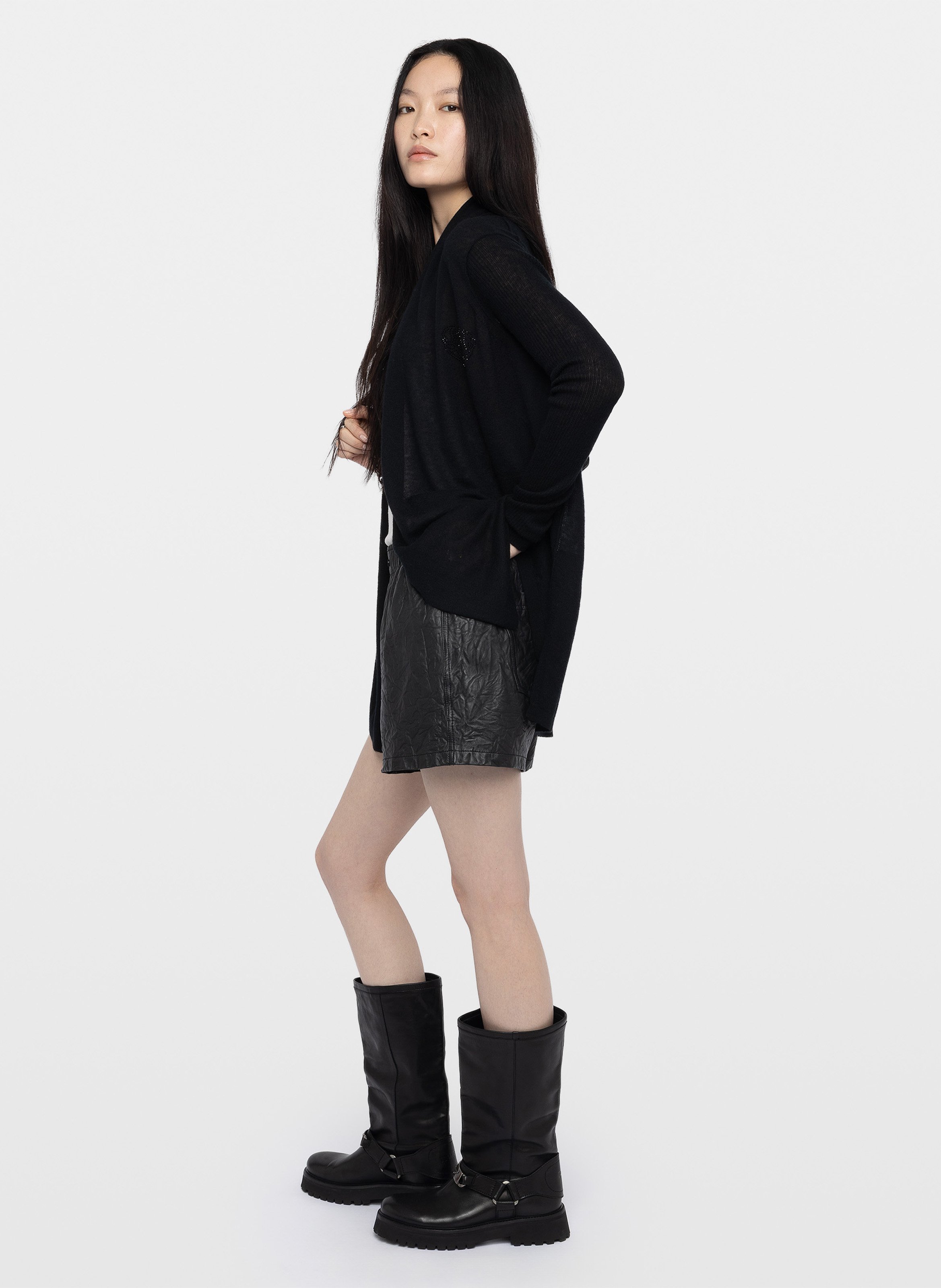 Cardigan ample en cachemire robyn ZADIG&VOLTAIRE Noir