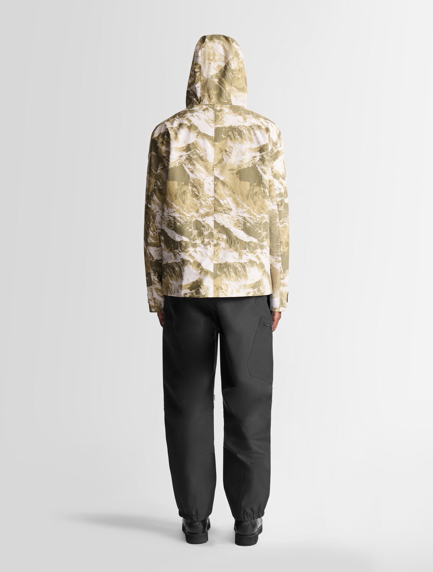 Veste ilanox mountn col capuche coupe regular FUSALP Kaki