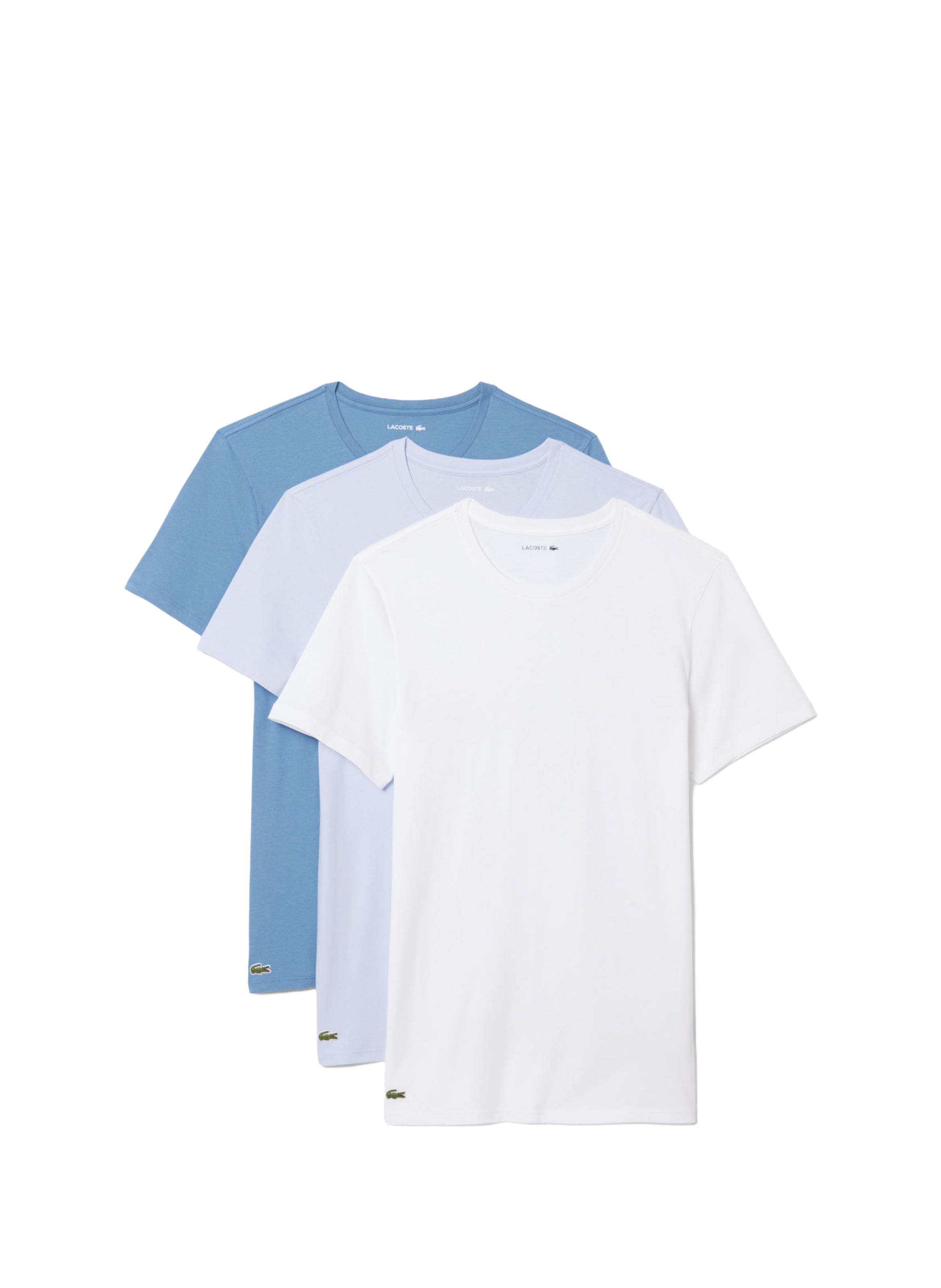 Set of 3 cotton t-shirts LACOSTE Multicolour