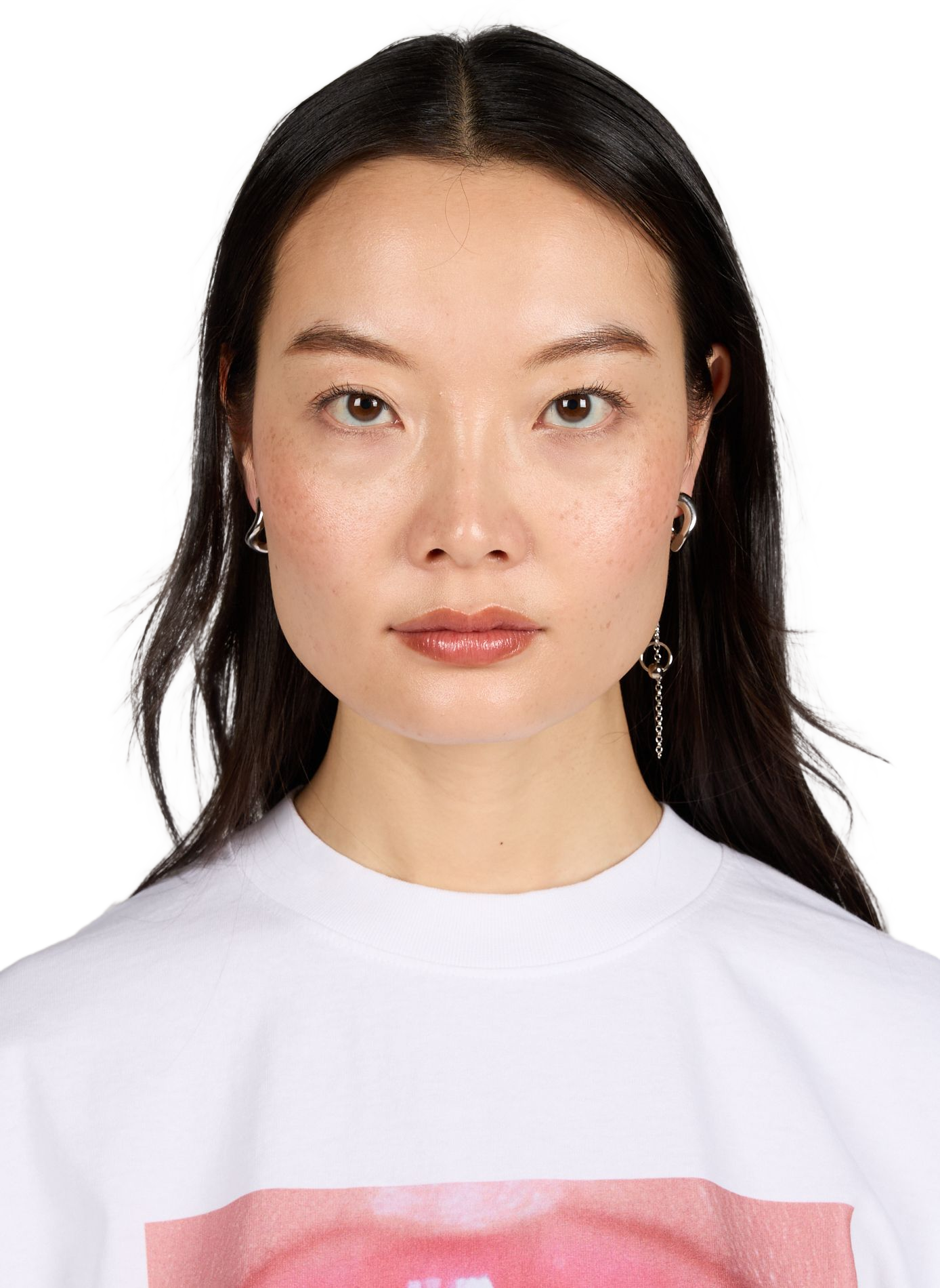 Twisted brass Neil earrings JUSTINE CLENQUET Silver