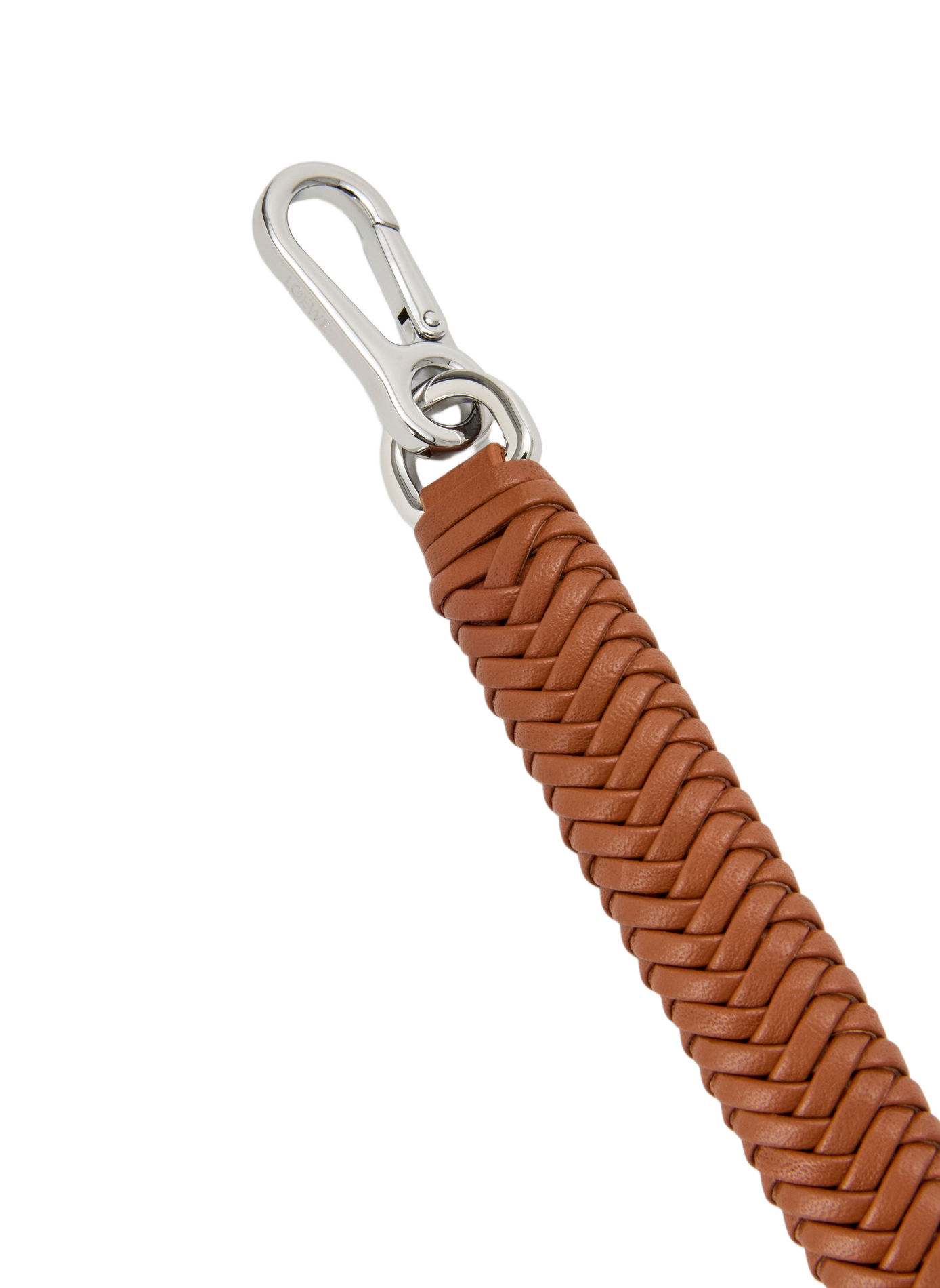 Bandoulière tressée Arrow en cuir de veau LOEWE Beige