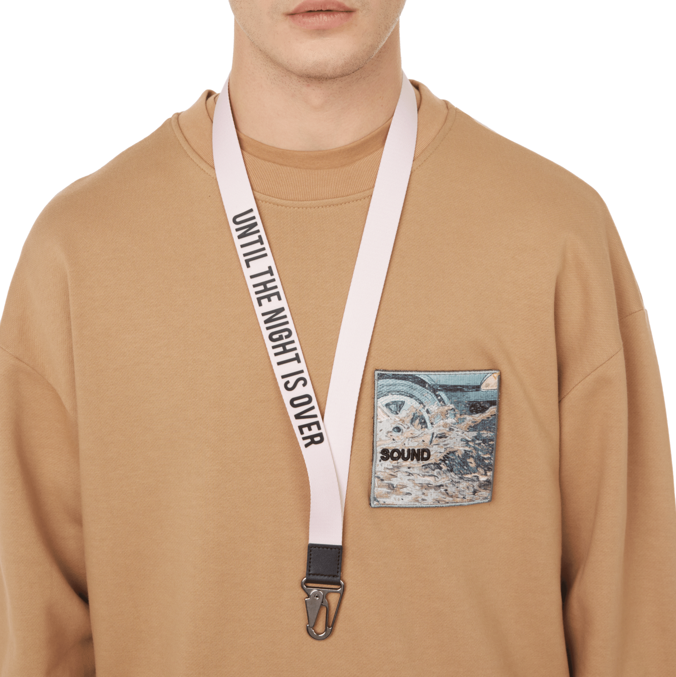 Sweatshirt en coton UNTIL THE NIGHT IS OVER Beige