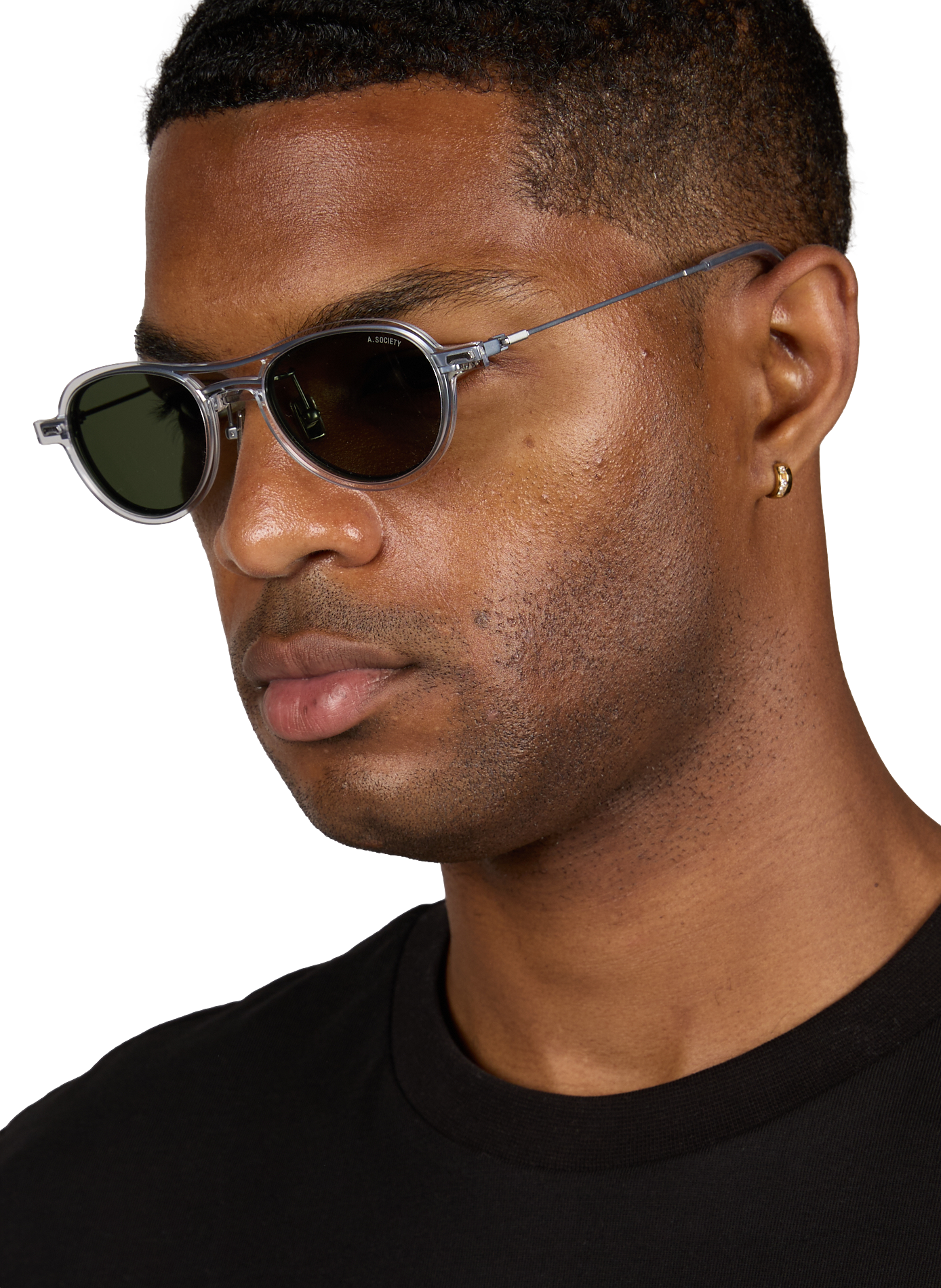 Transparent sunglasses Hikari MAISON KITSUNÉ Green