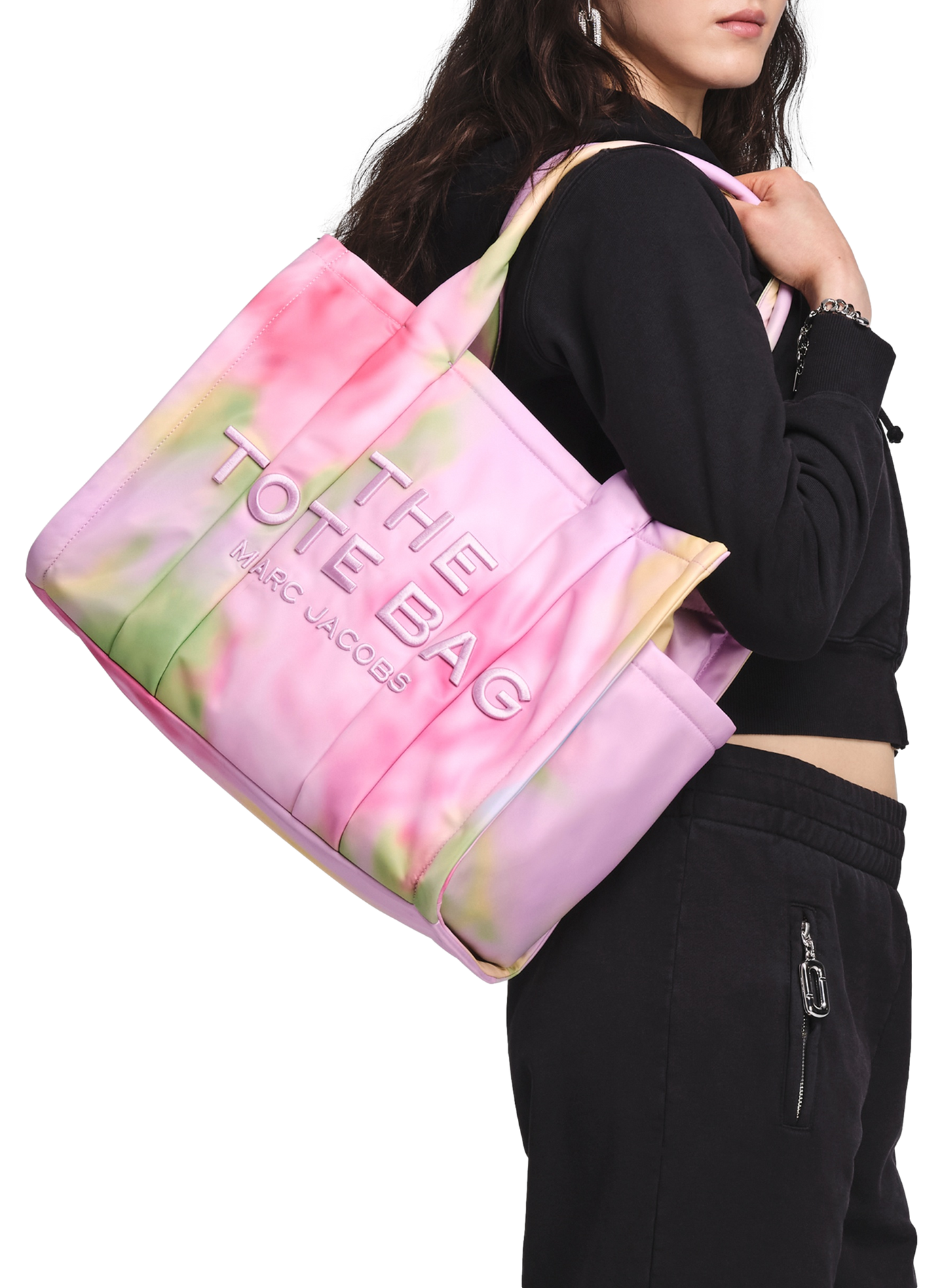 Bag The Blurred Floral Large Puffy Tote MARC JACOBS Multicolour