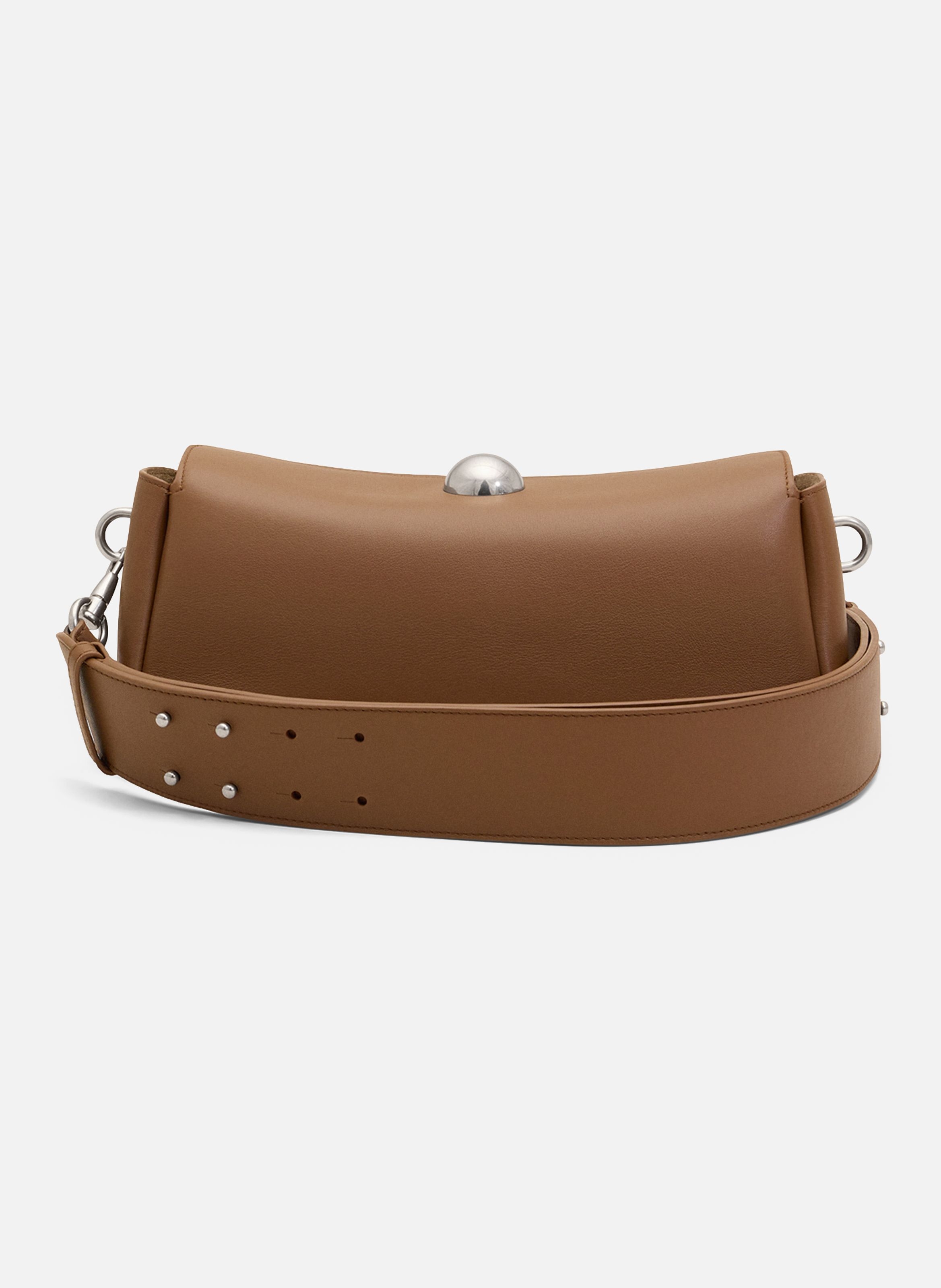 Sac carrousel unisexe AMI PARIS Marron