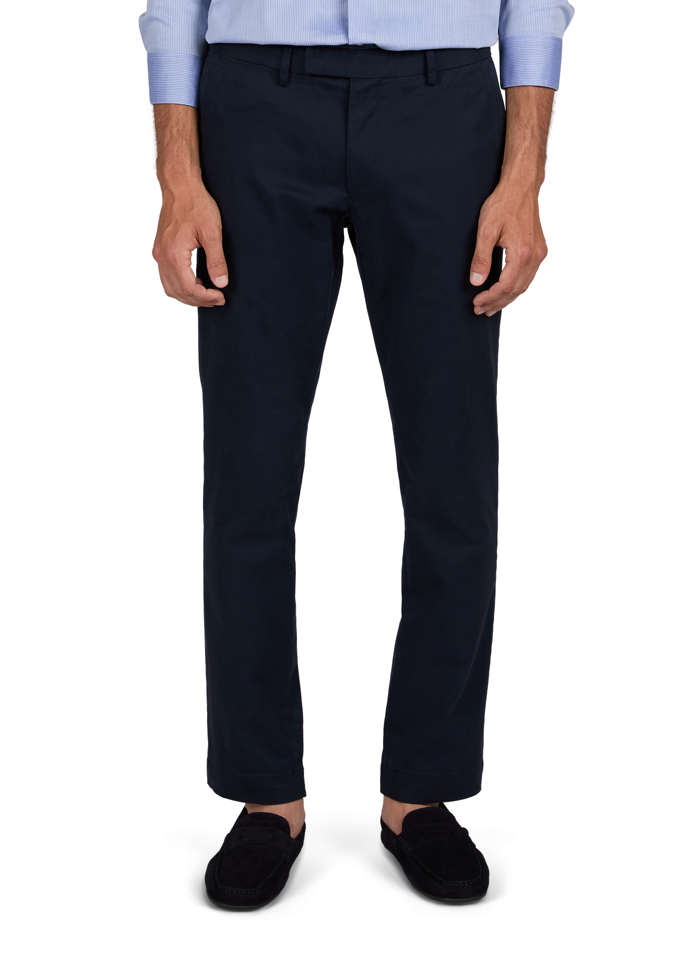 Slim-fit stretch cotton trousers POLO RALPH LAUREN Blue