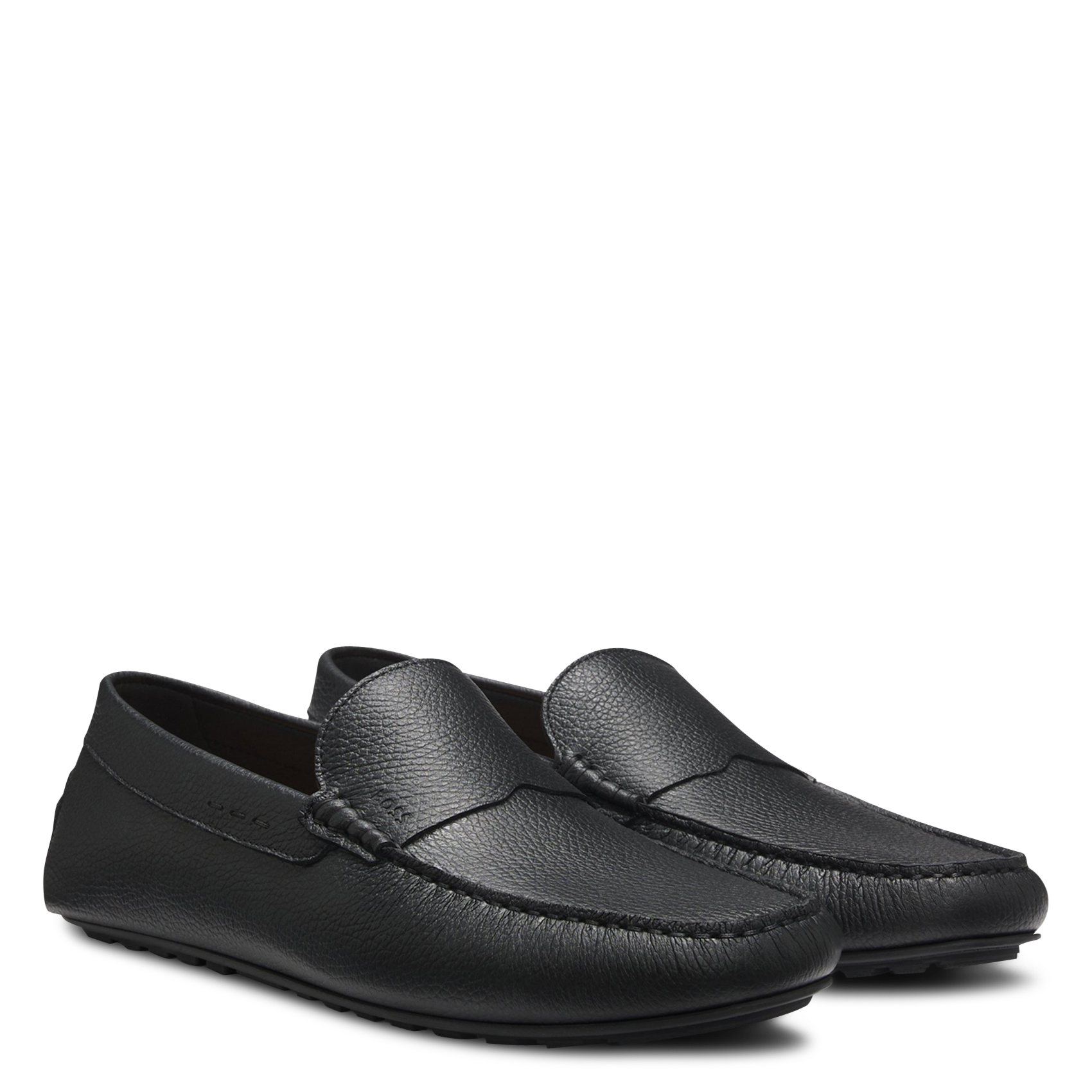Mocassins en cuir BOSS Noir