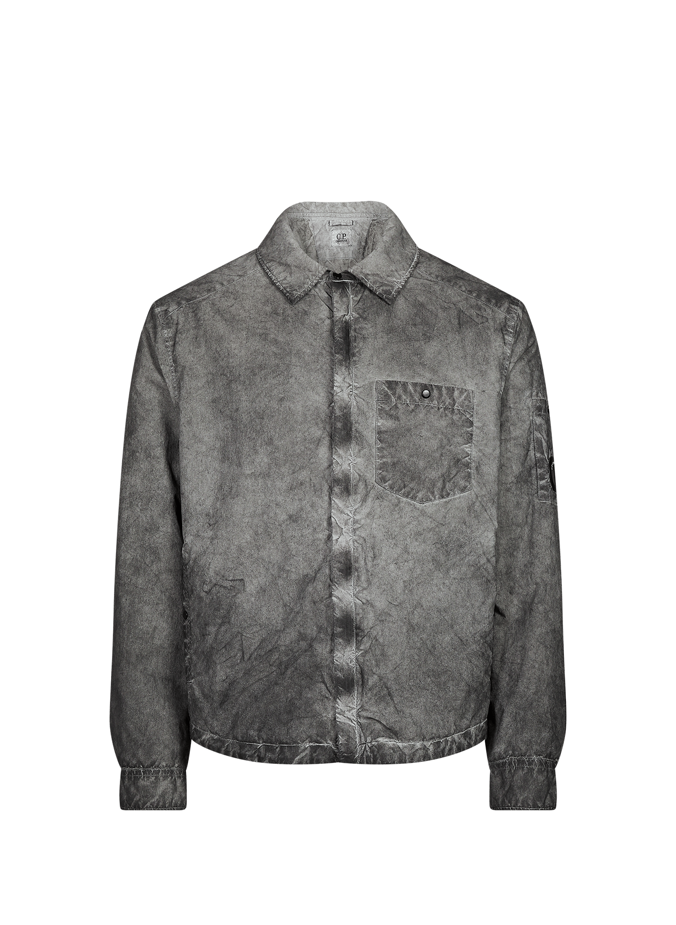 Straight printed technical jacket CP COMPANY Black