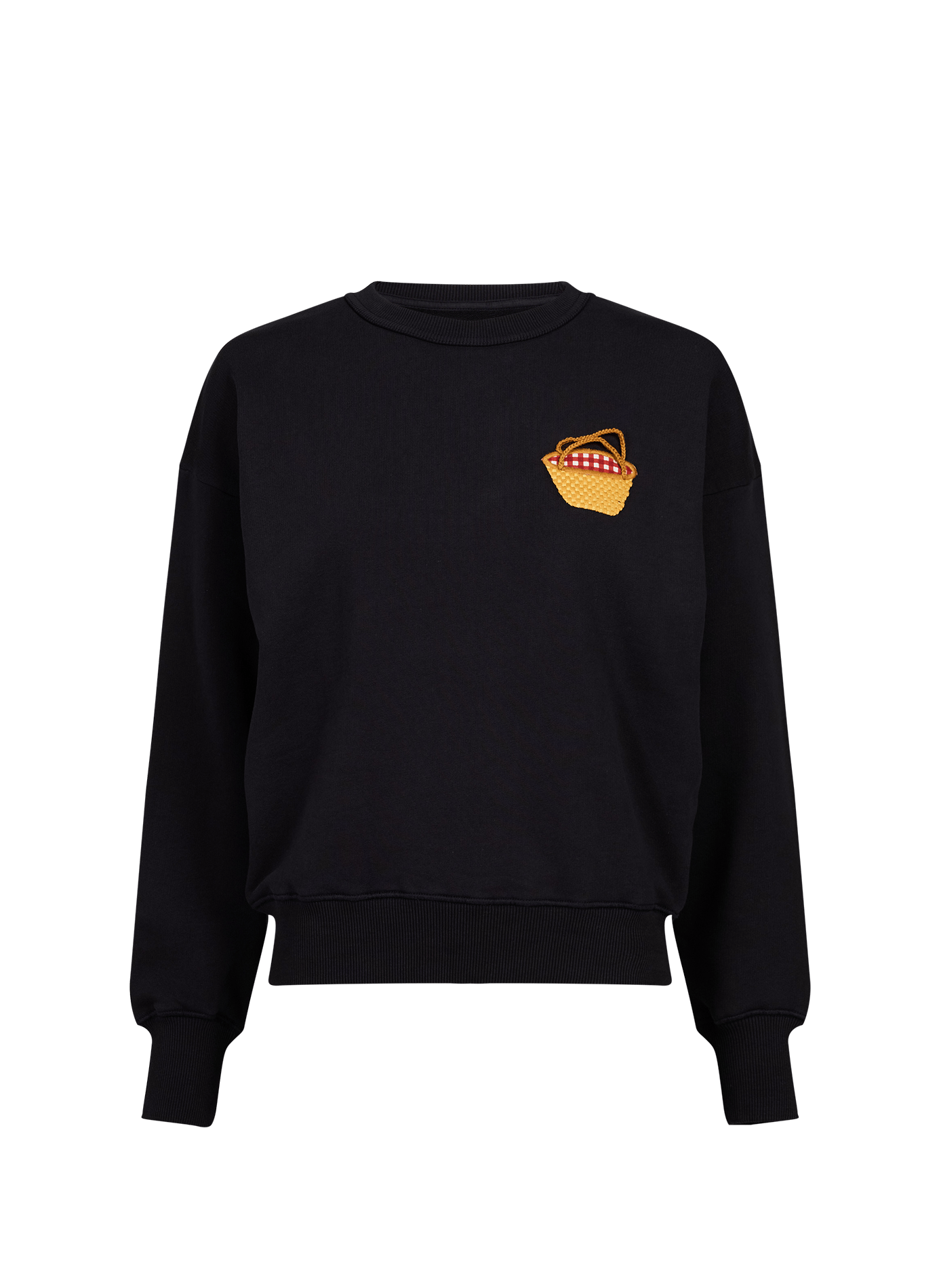 Ronde hals sweater van katoen THINKING MU Blauw