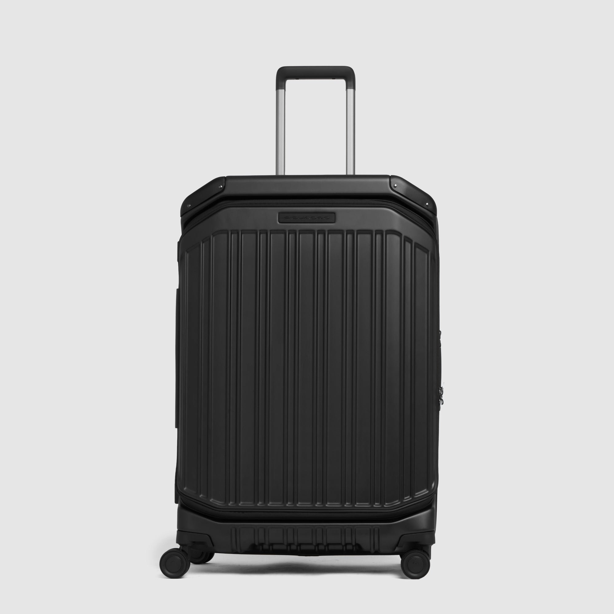 Middelgrote koffer met 4 uitbreidbare wielen PIQUADRO Zwart