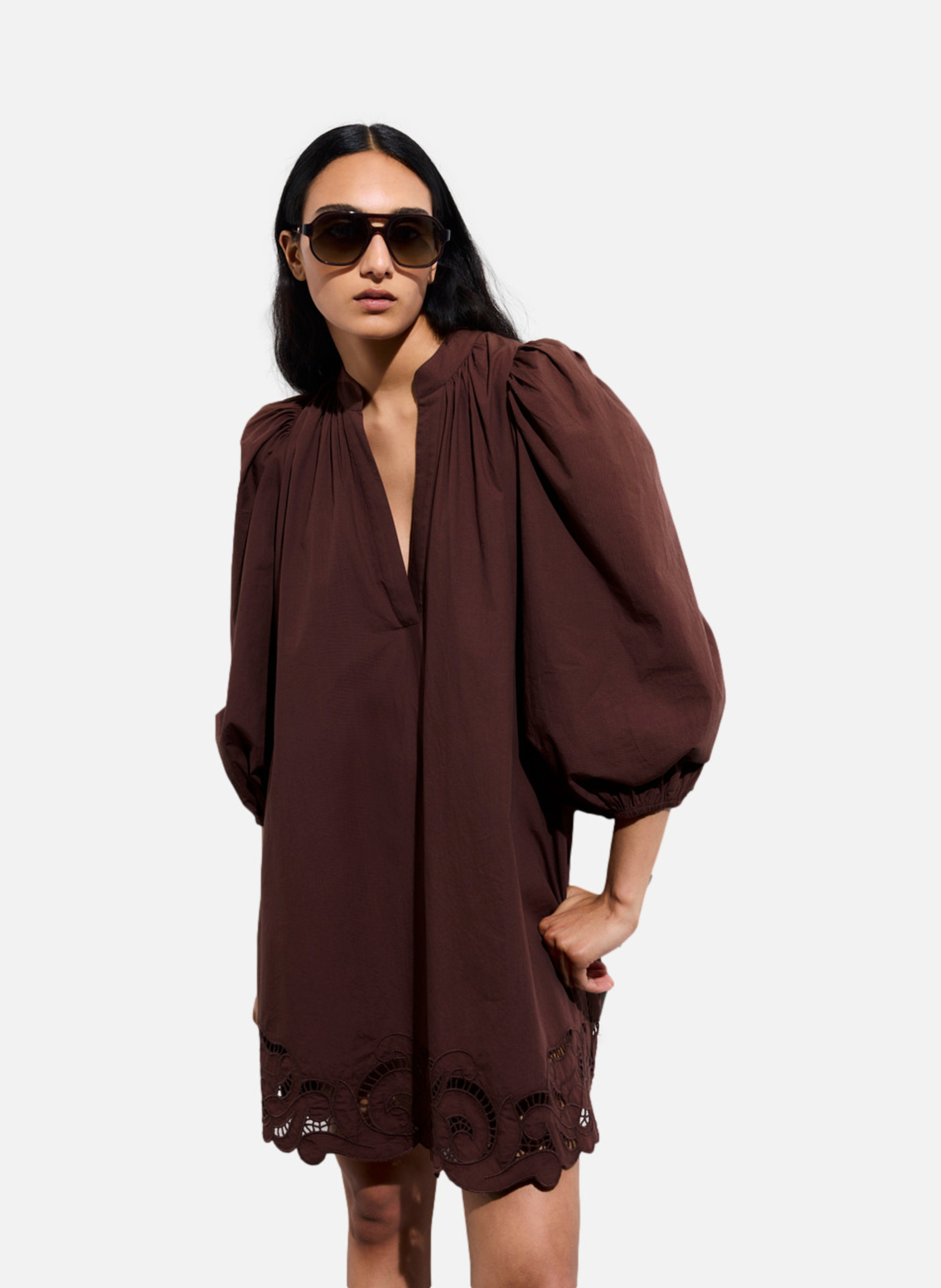 Robe hamanda VANESSA BRUNO Marron