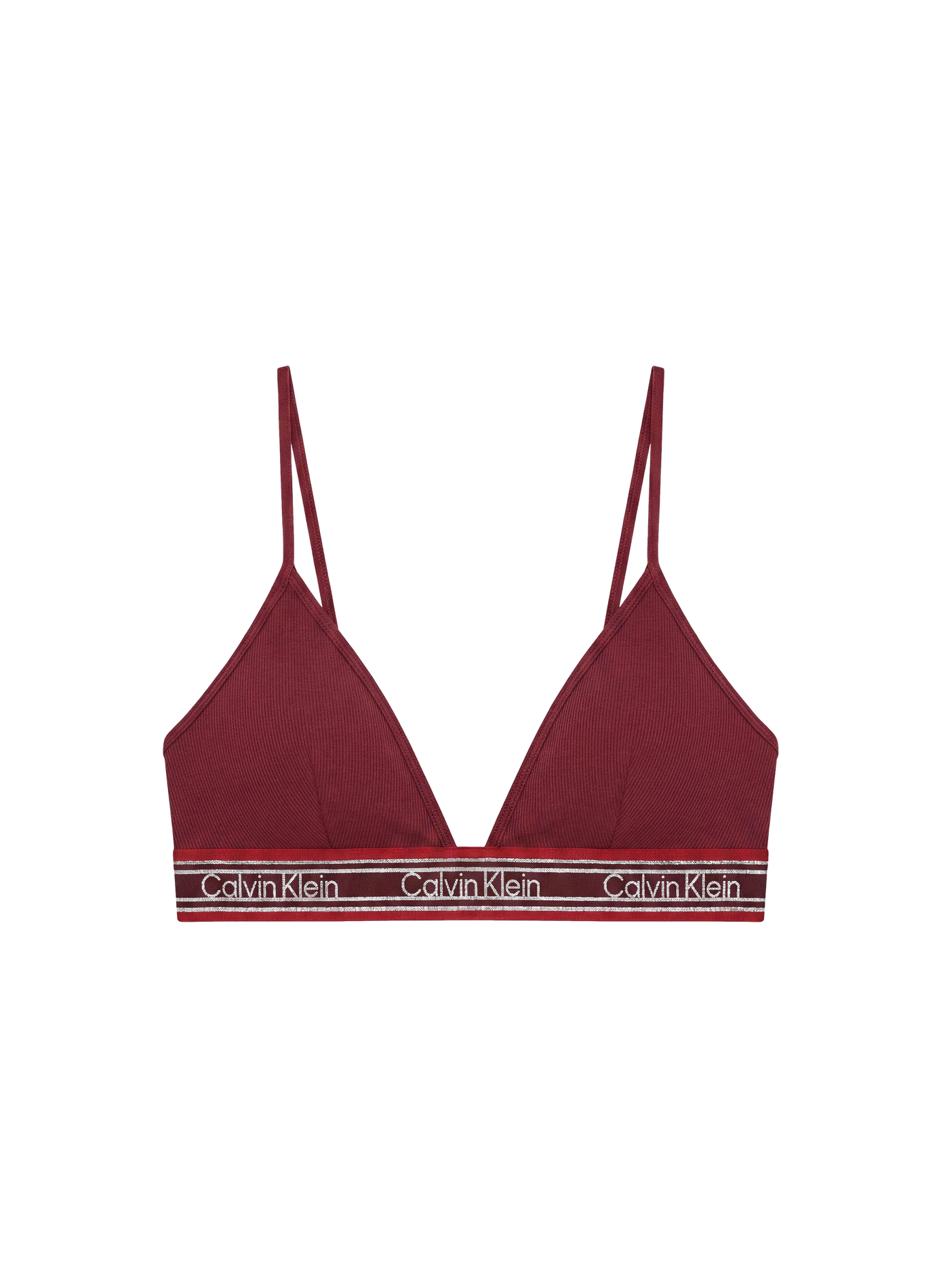 Wire-free triangle bra CALVIN KLEIN Red