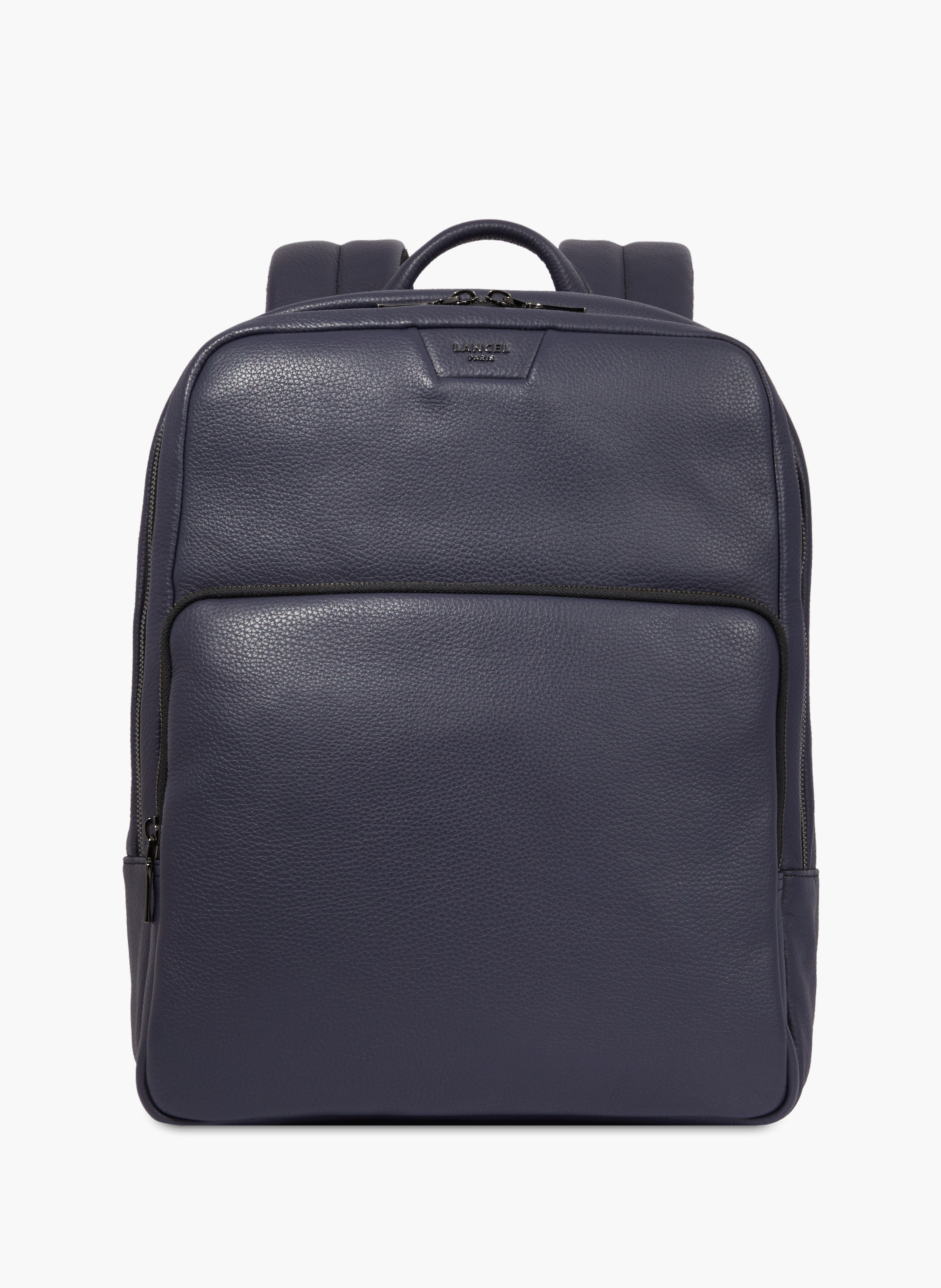 Rugzak zoals die van Lancel in leer LANCEL Blauw