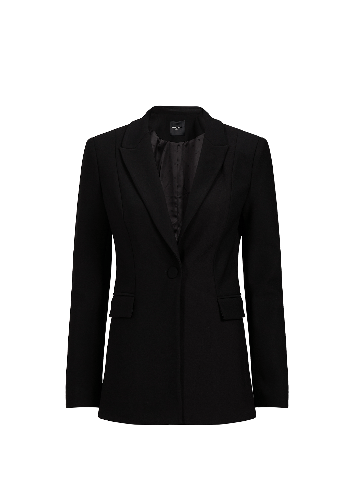 Blazer cintré Viola à col à revers GUESS Noir