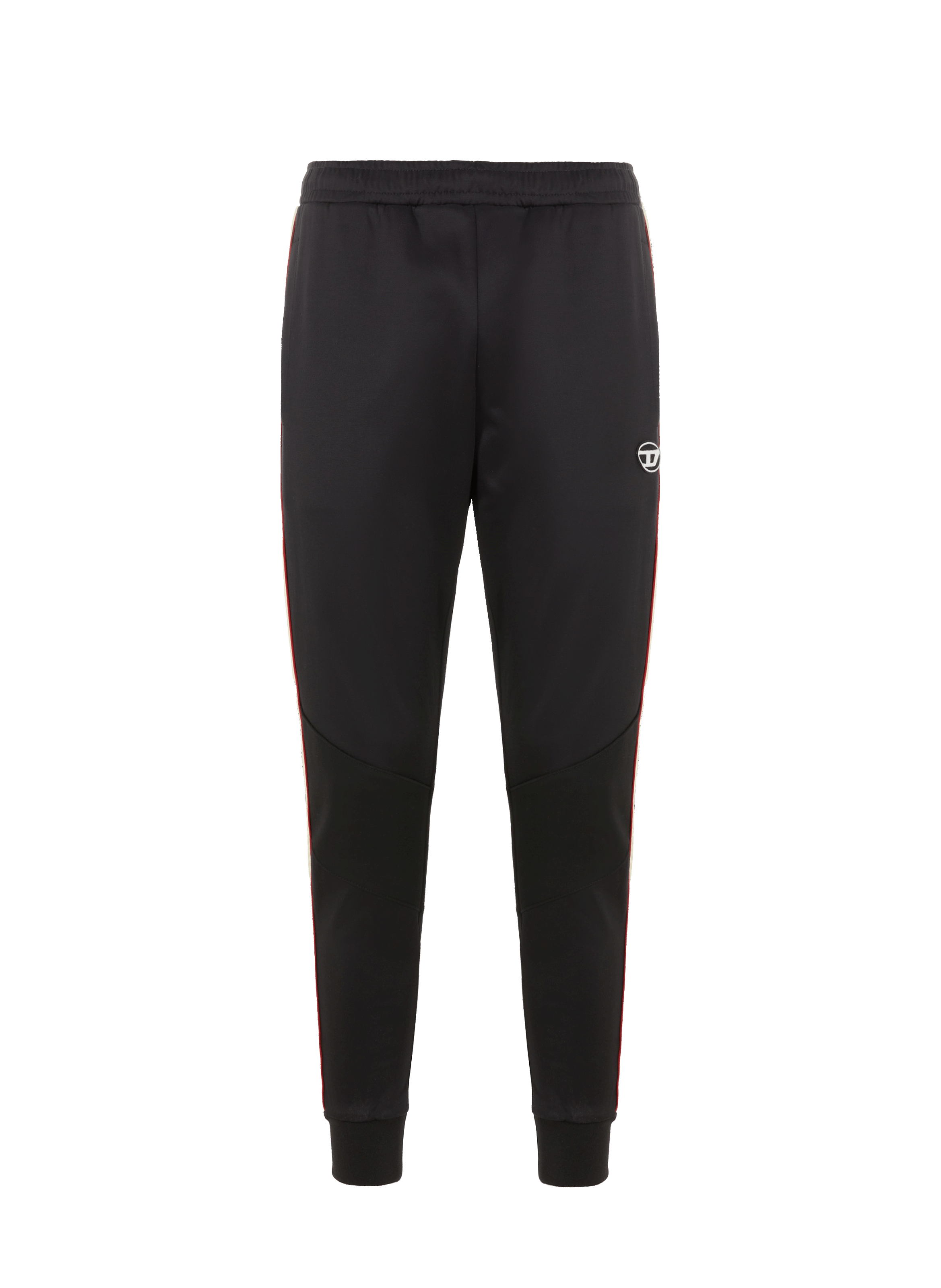 Colorblock-Jogginghose aus Materialmix DIESEL Grau