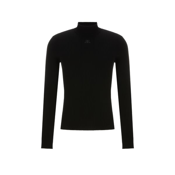 Pull en maille en polyester mélangé