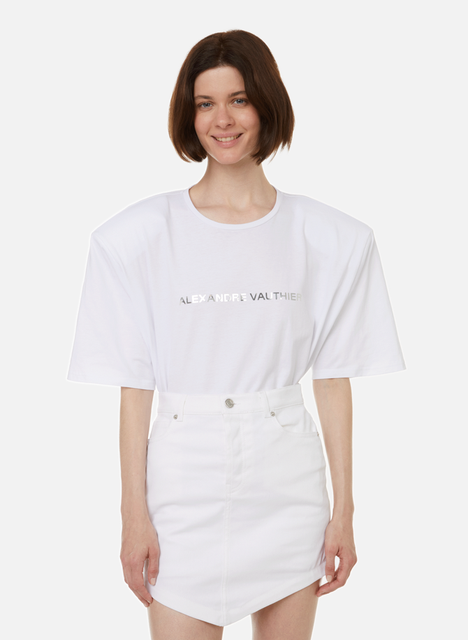 ALEXANDRE VAUTHIER lockeres, übergroßes Baumwoll-T-Shirt