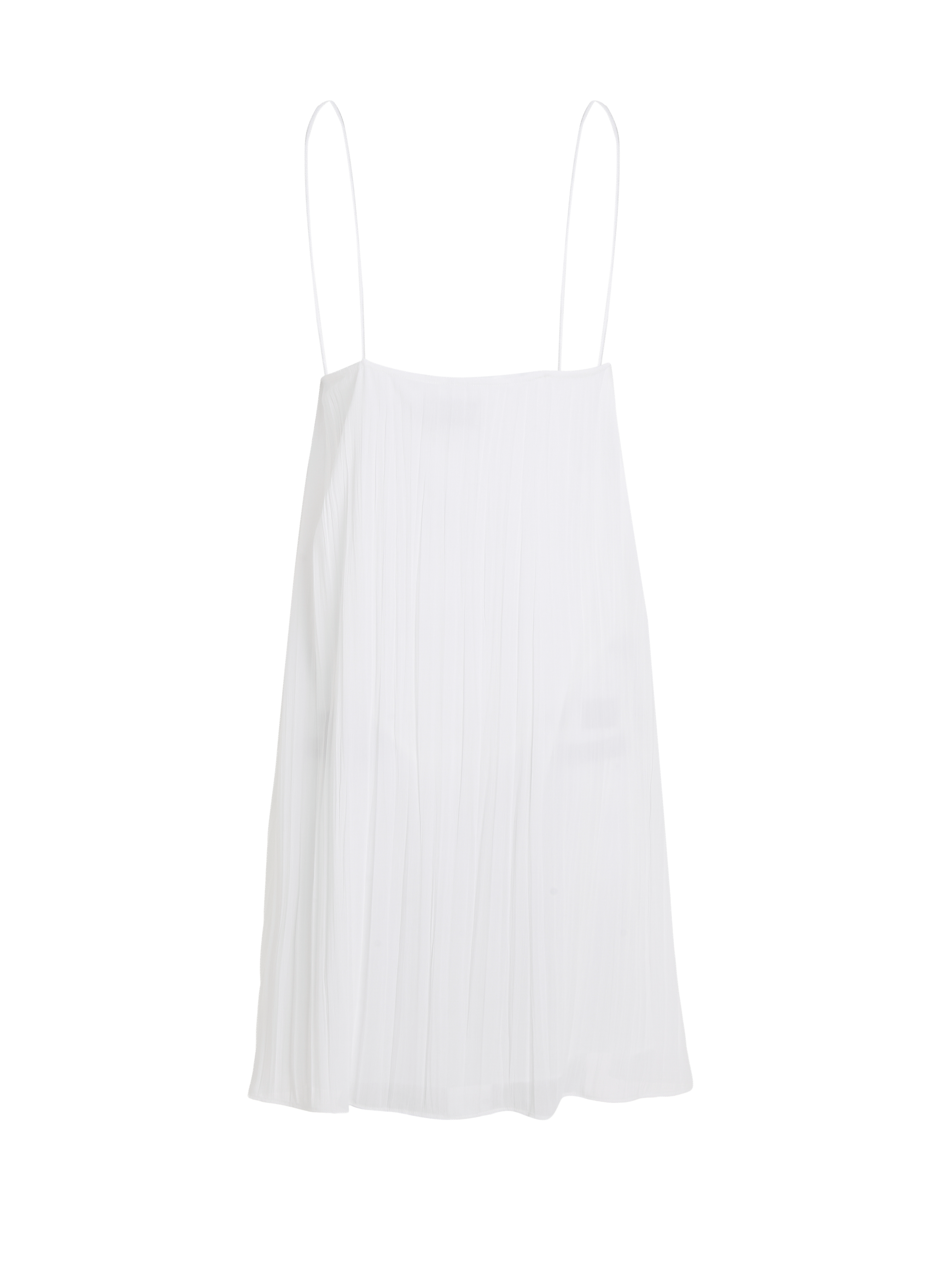 Robe en crêpe froissé