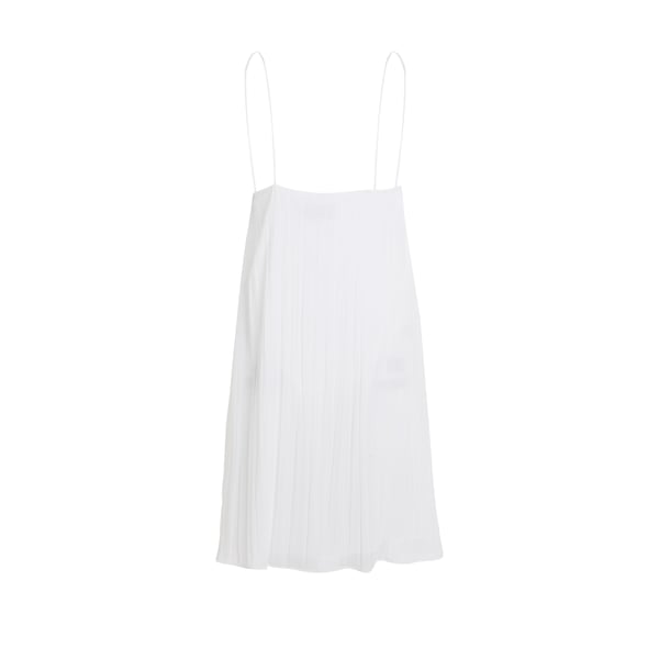 Robe en crêpe froissé