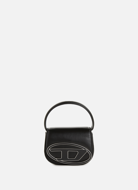 حقيبة جلدية صغيرة باللون الأسود ديزل 